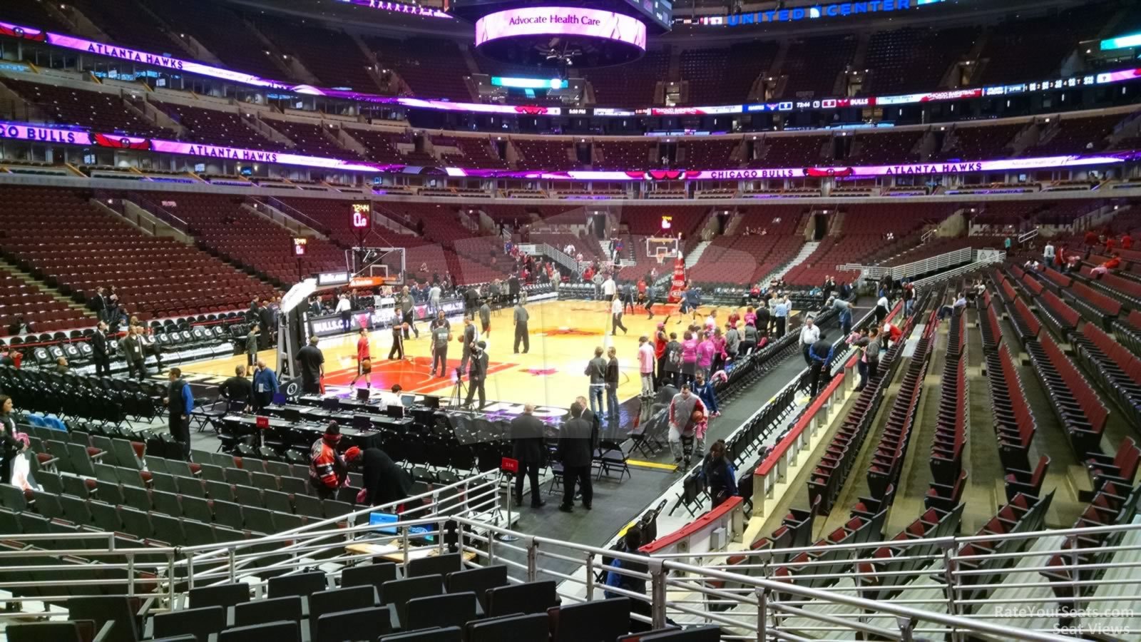 United Center Section 115 - Chicago Bulls - RateYourSeats.com