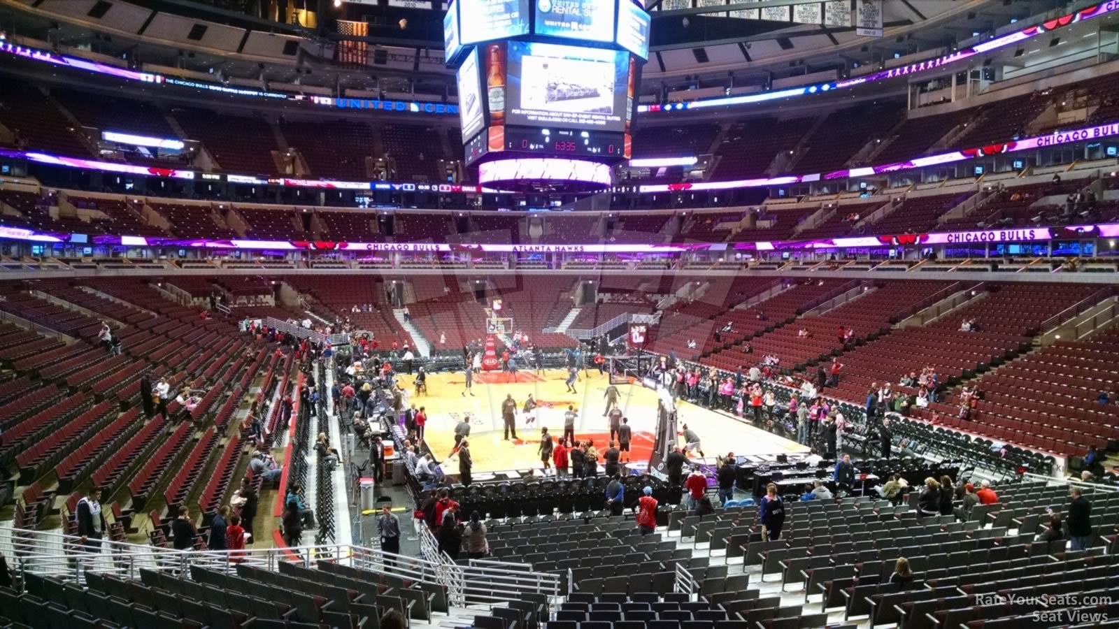 United Center Section 118 - Chicago Bulls - RateYourSeats.com