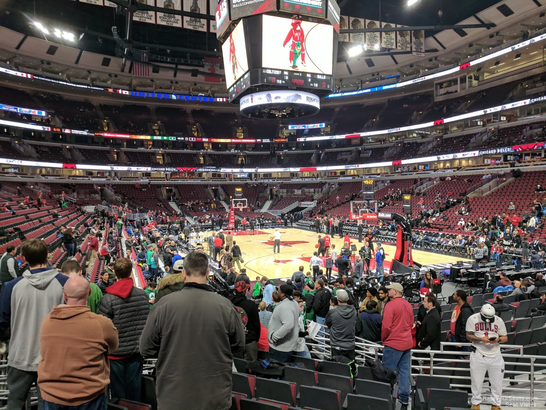 Section 119 at United Center - Chicago Bulls - RateYourSeats.com