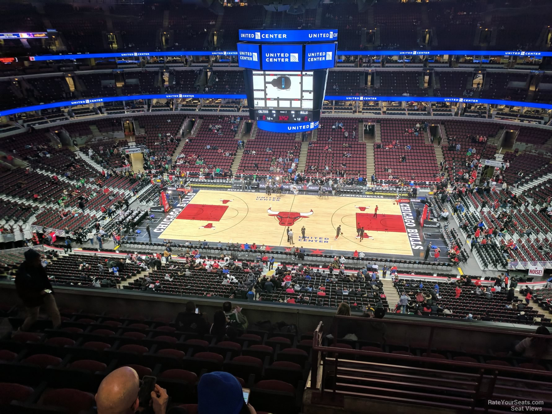 United Center Section 317 - Chicago Bulls - RateYourSeats.com