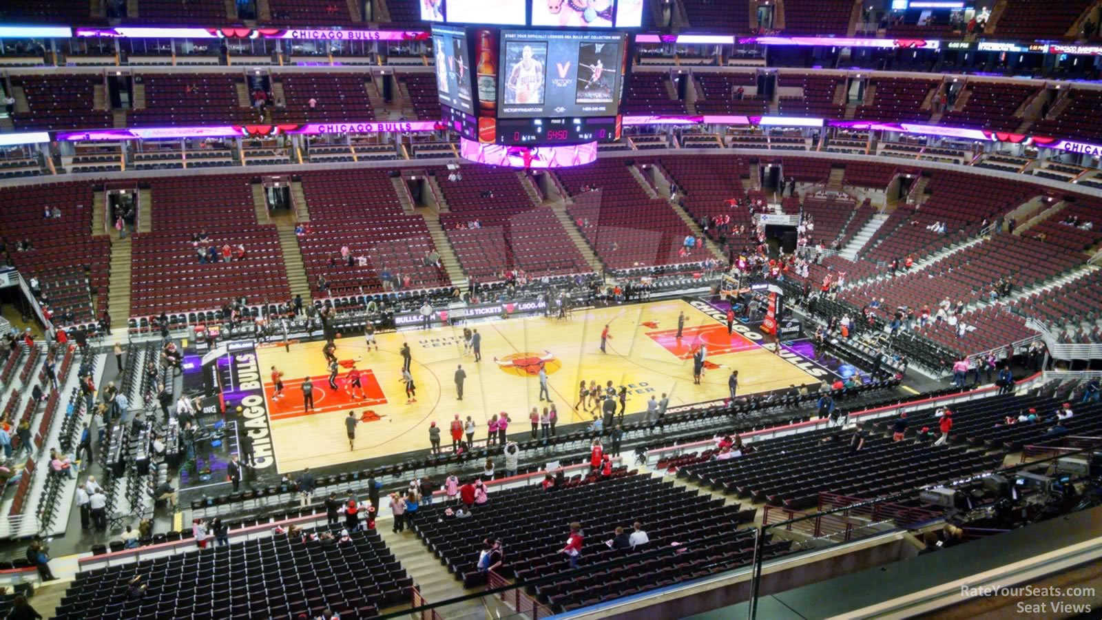 United Center Section 319 - Chicago Bulls - RateYourSeats.com