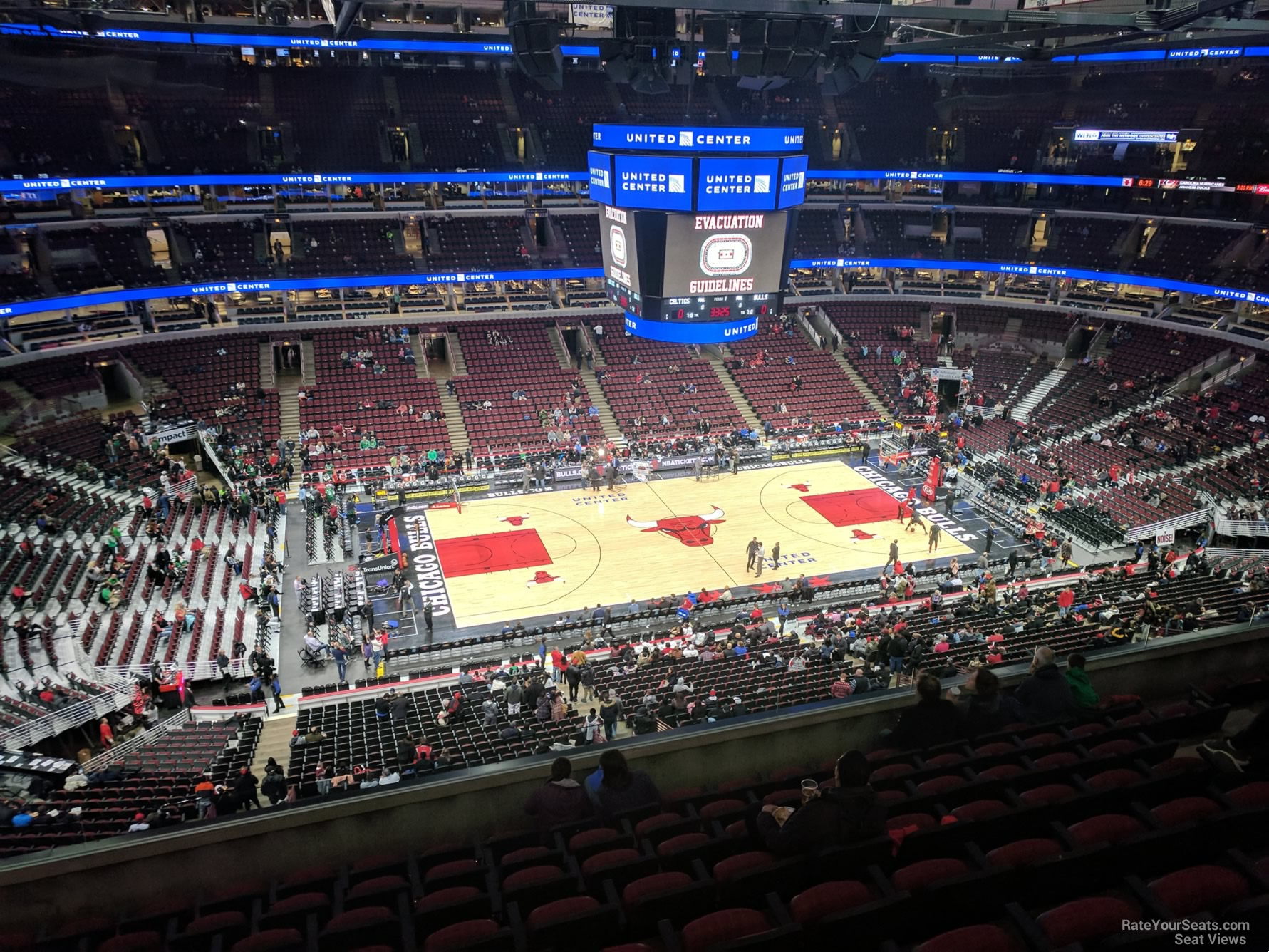 Section 319 at United Center - Chicago Bulls - RateYourSeats.com