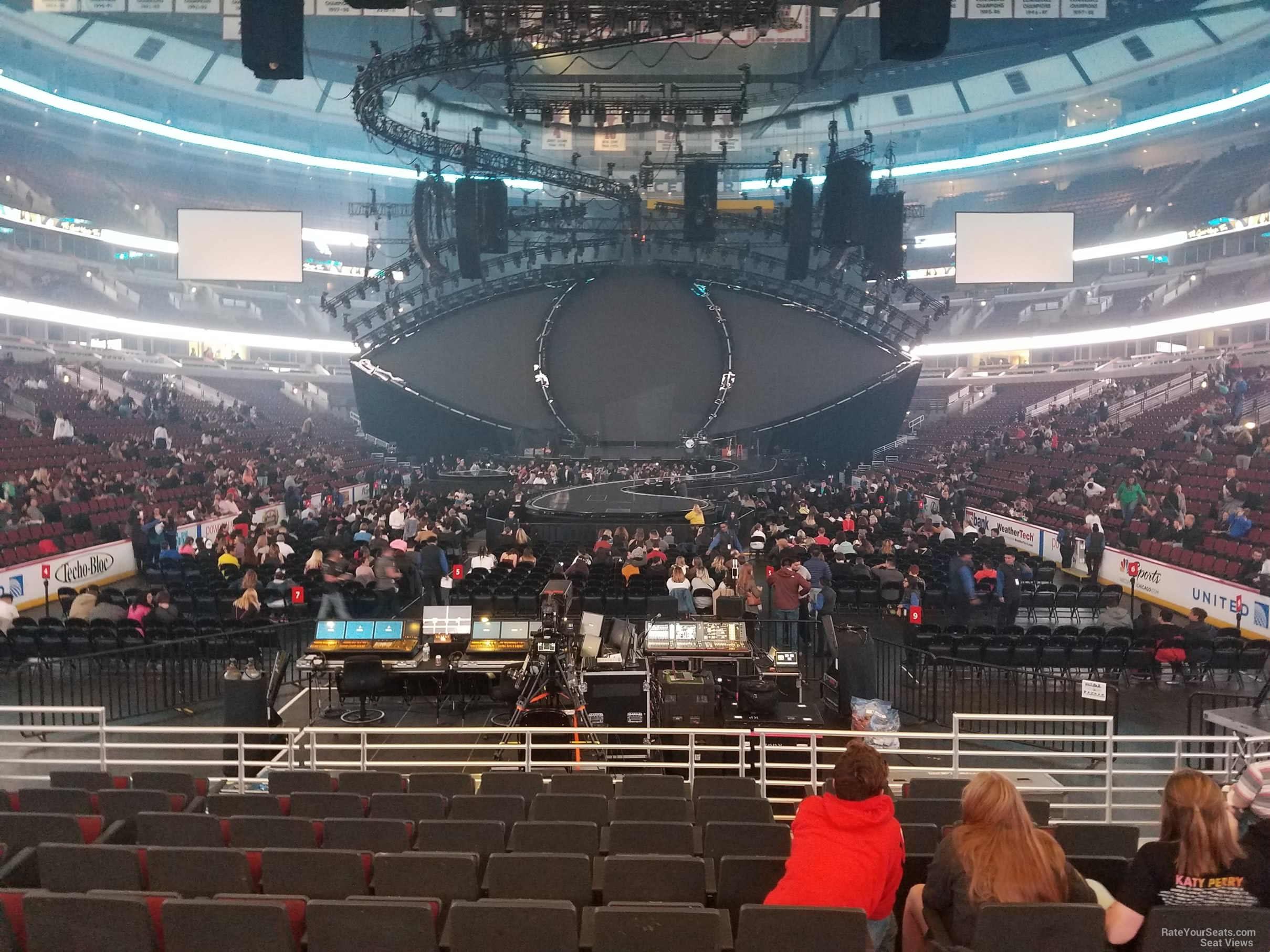 section 106, row 12 seat view  for concert - united center
