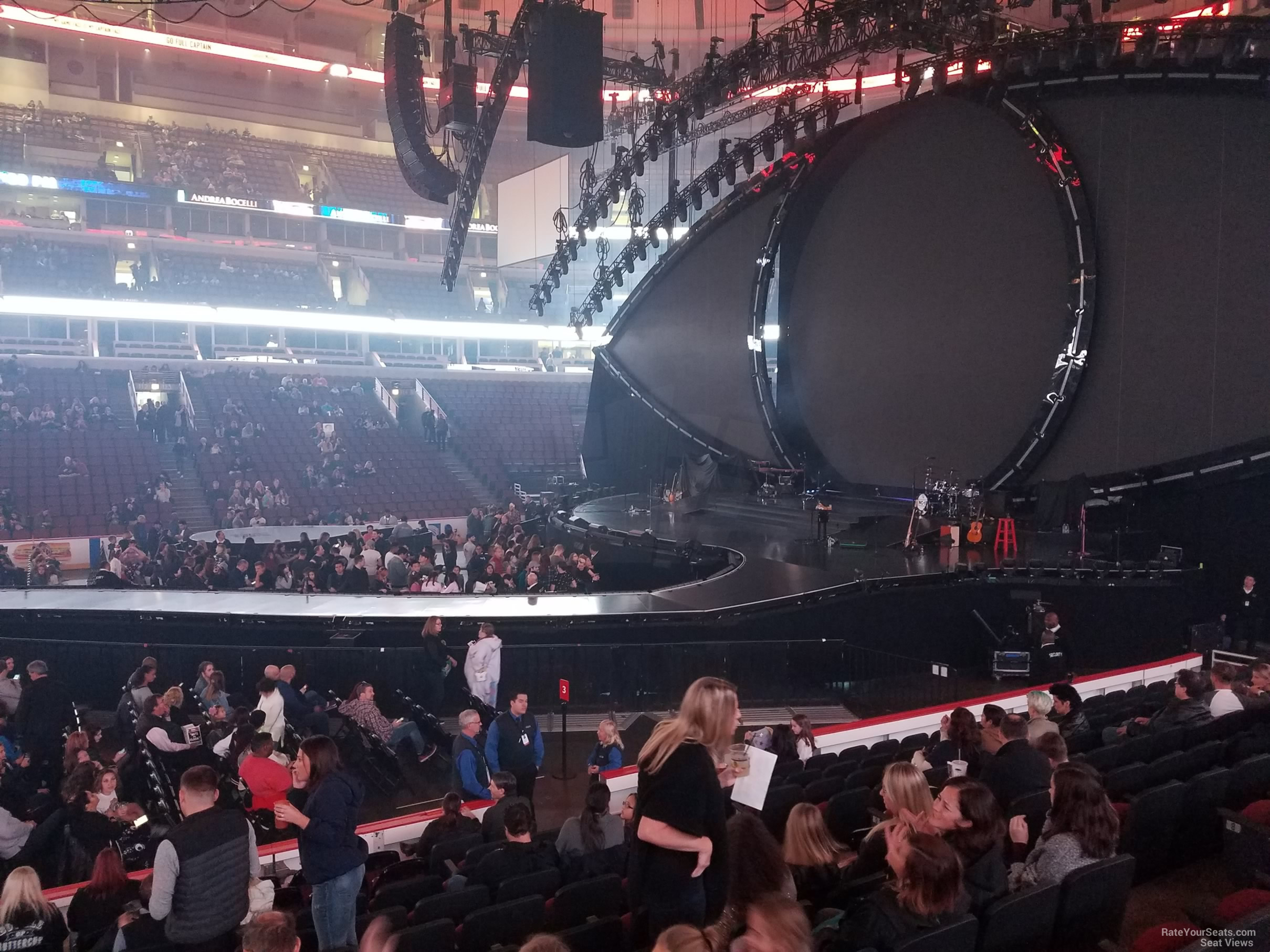 section 122, row 12 seat view  for concert - united center
