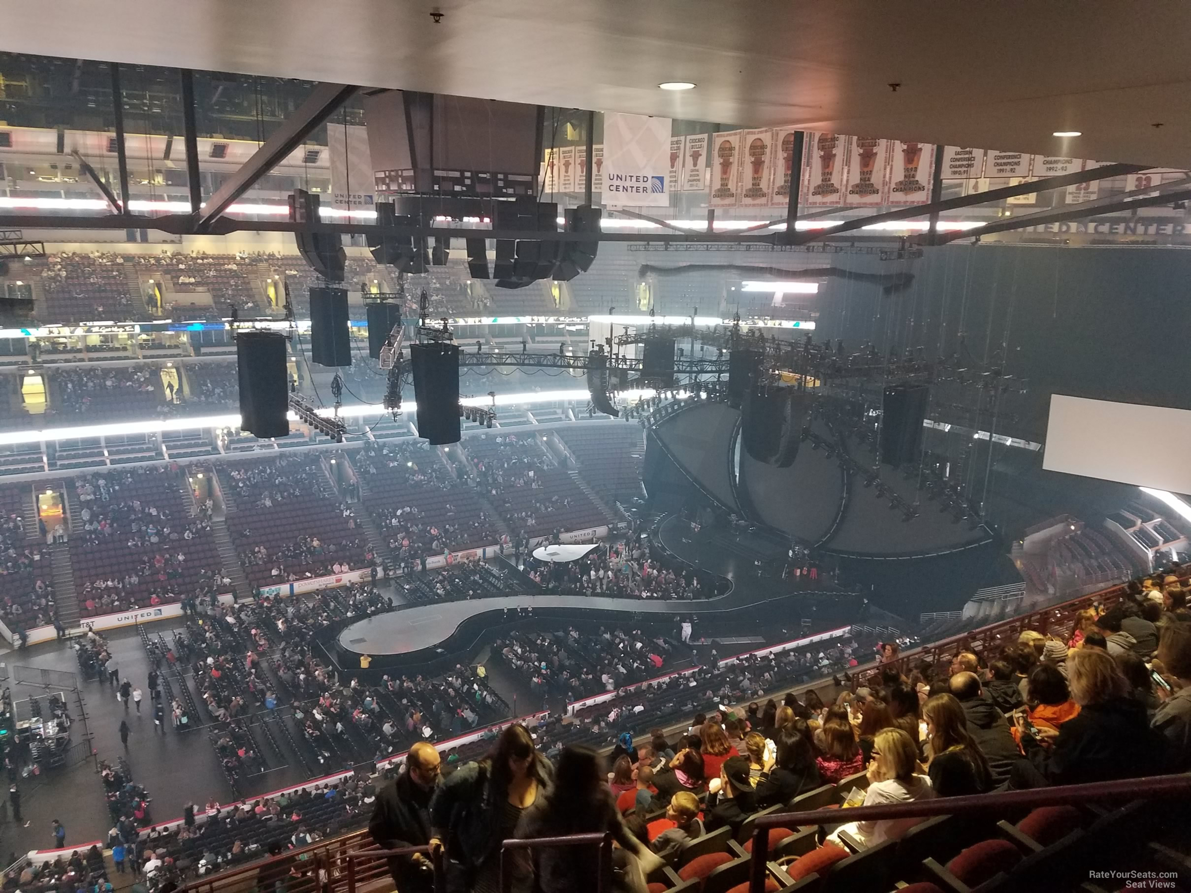 section 303, row 17 seat view  for concert - united center