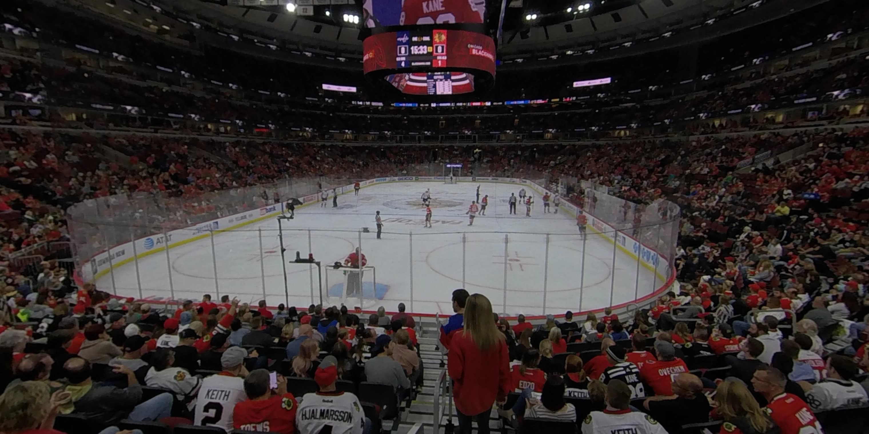 section 105 panoramic seat view  for hockey - united center