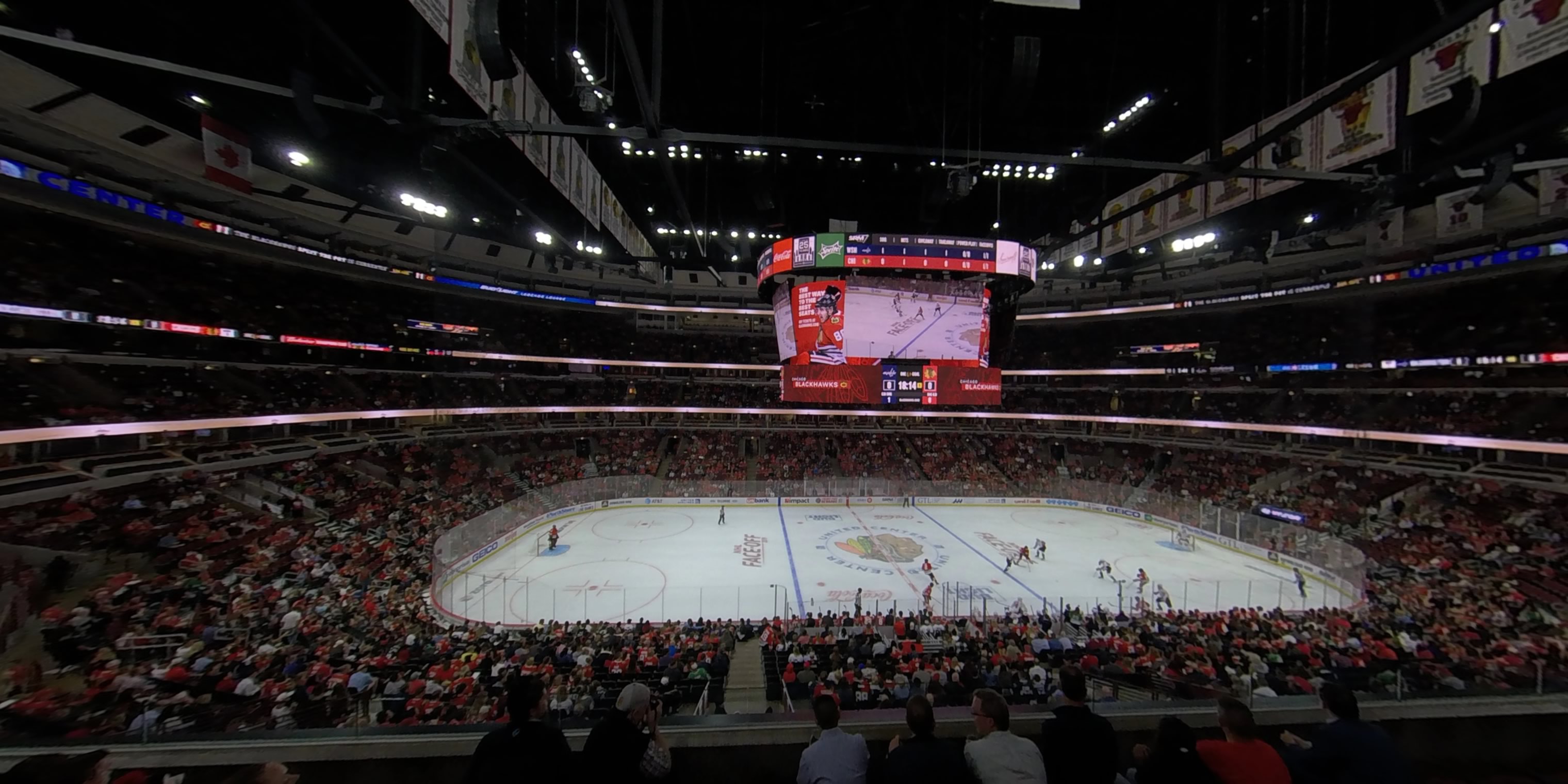 section 201 panoramic seat view  for hockey - united center