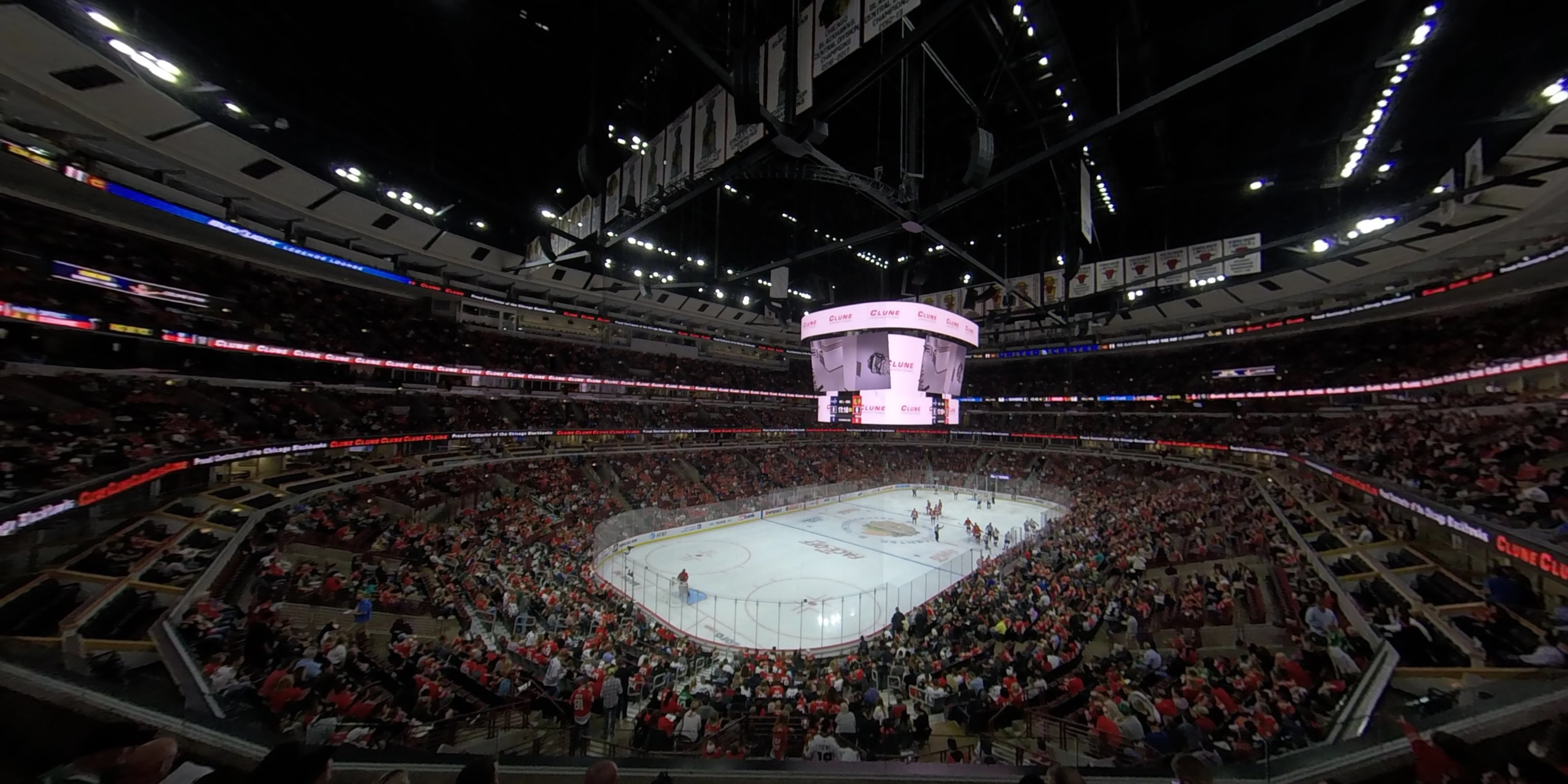 section 205 panoramic seat view  for hockey - united center