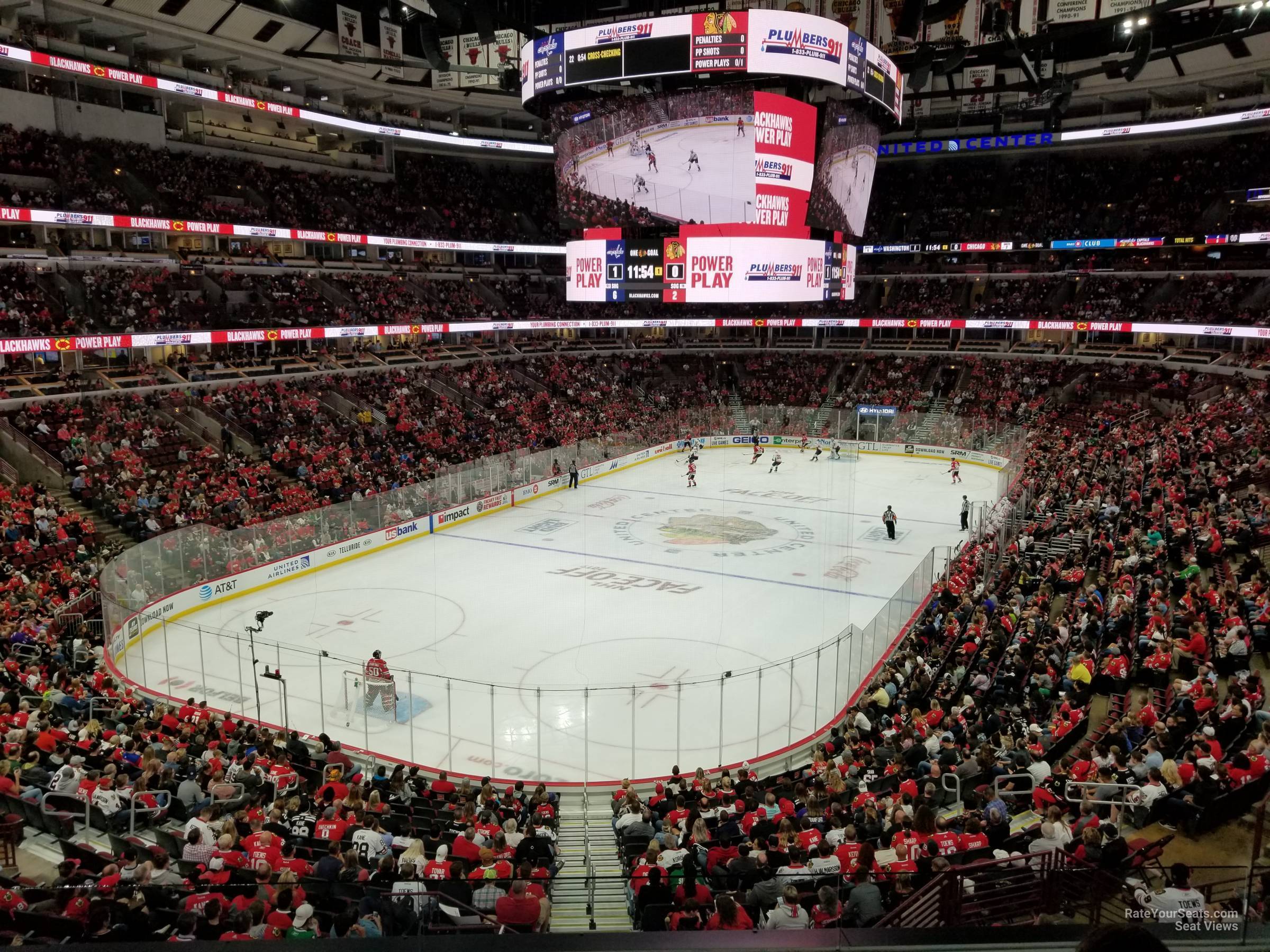 Section 206 at United Center - Chicago Blackhawks - RateYourSeats.com