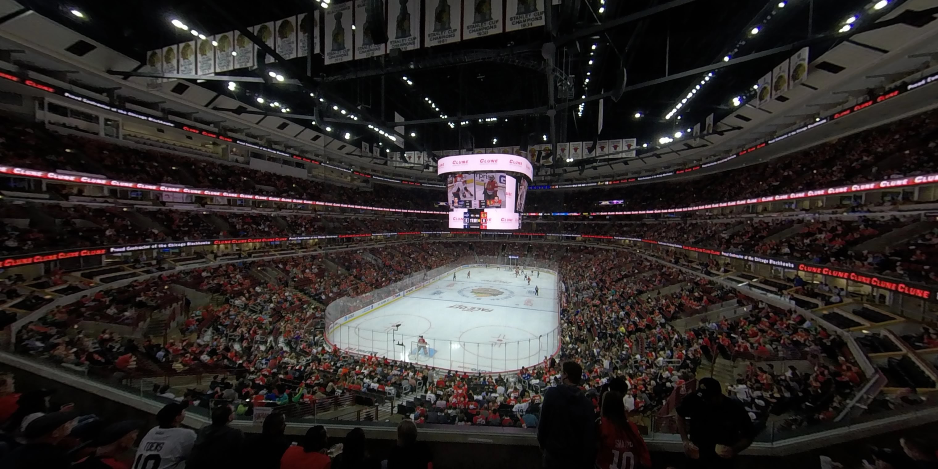 section 207 panoramic seat view  for hockey - united center