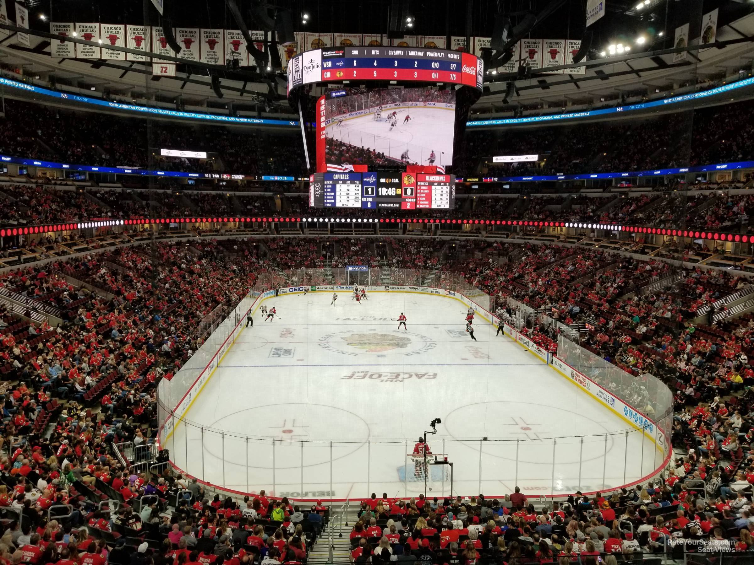 Section 209 at United Center - Chicago Blackhawks - RateYourSeats.com