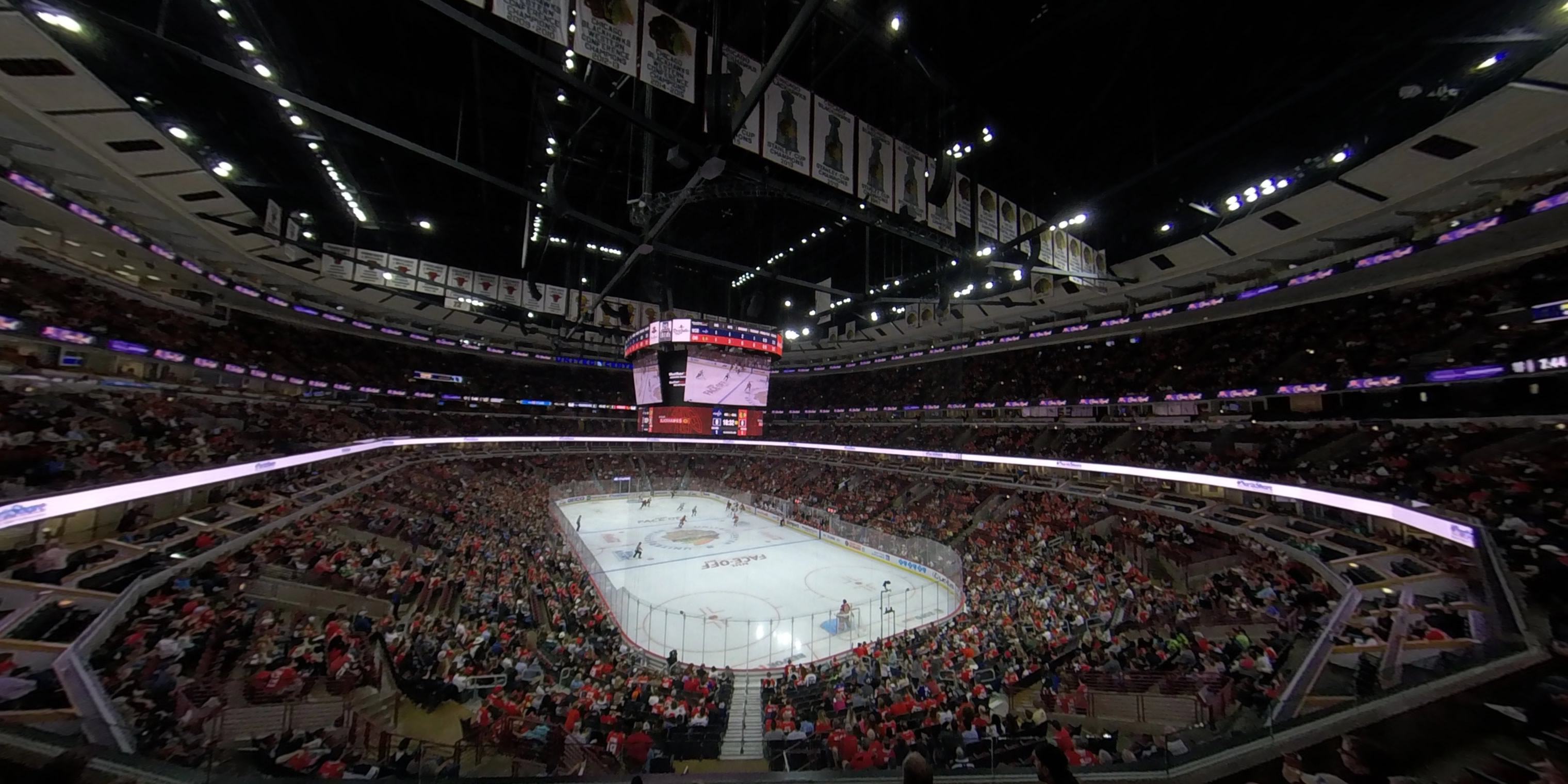 section 211 panoramic seat view  for hockey - united center