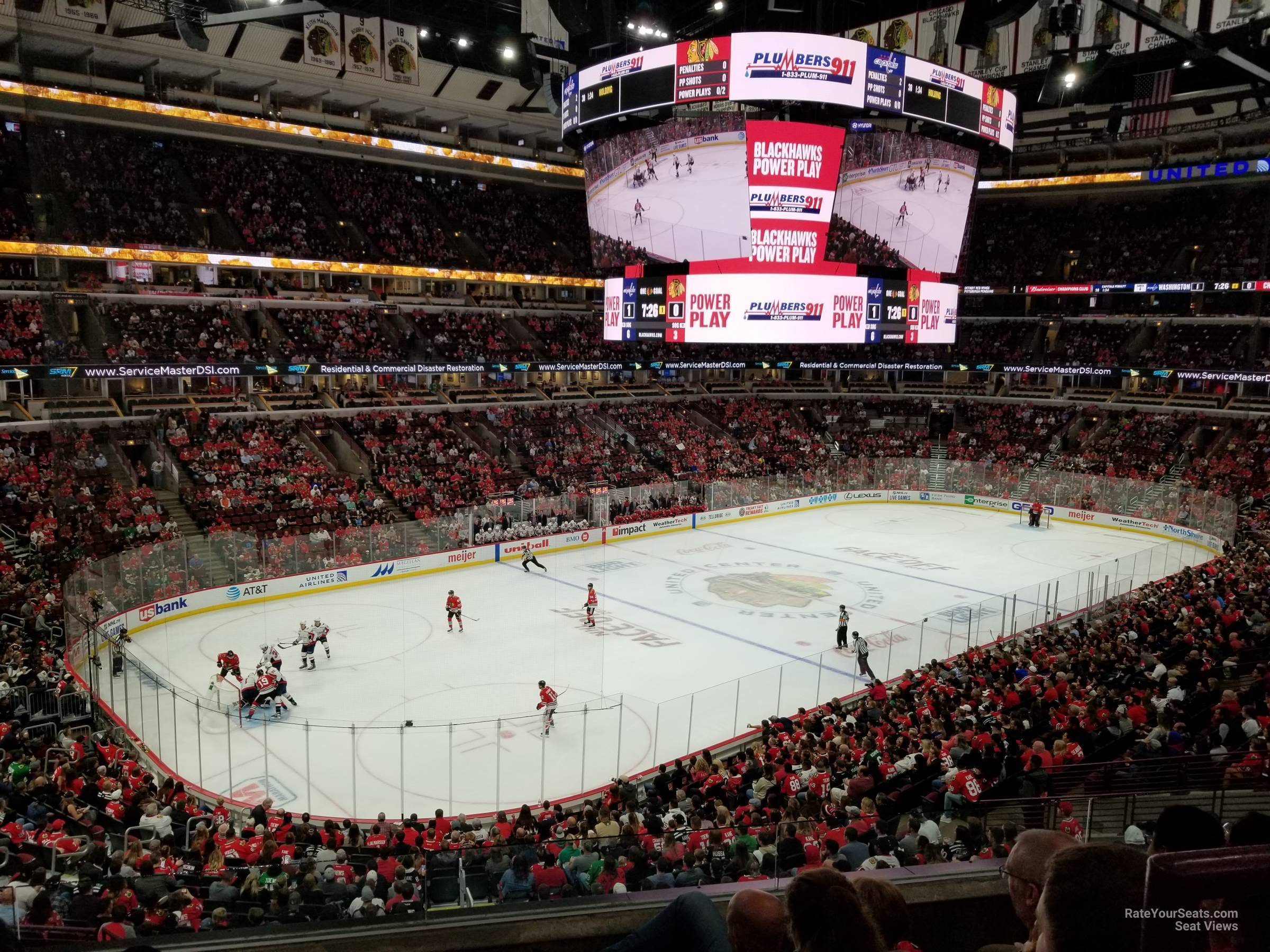 Section 221 at United Center - Chicago Blackhawks - RateYourSeats.com