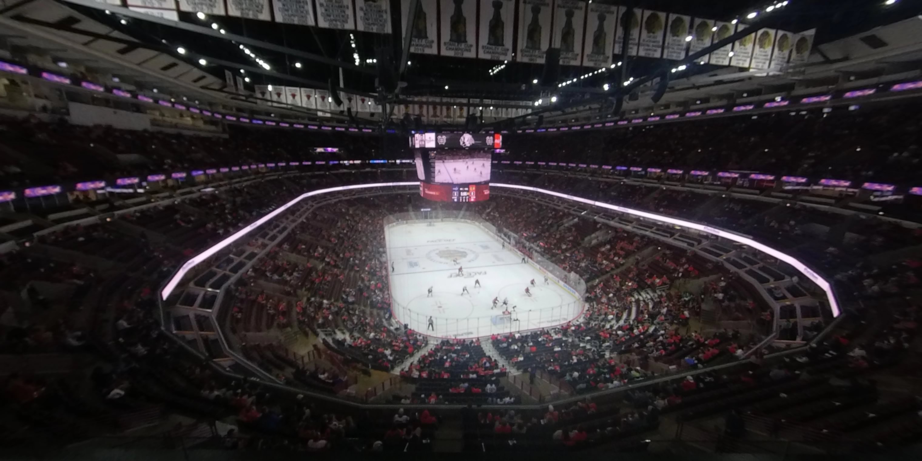 section 310 panoramic seat view  for hockey - united center