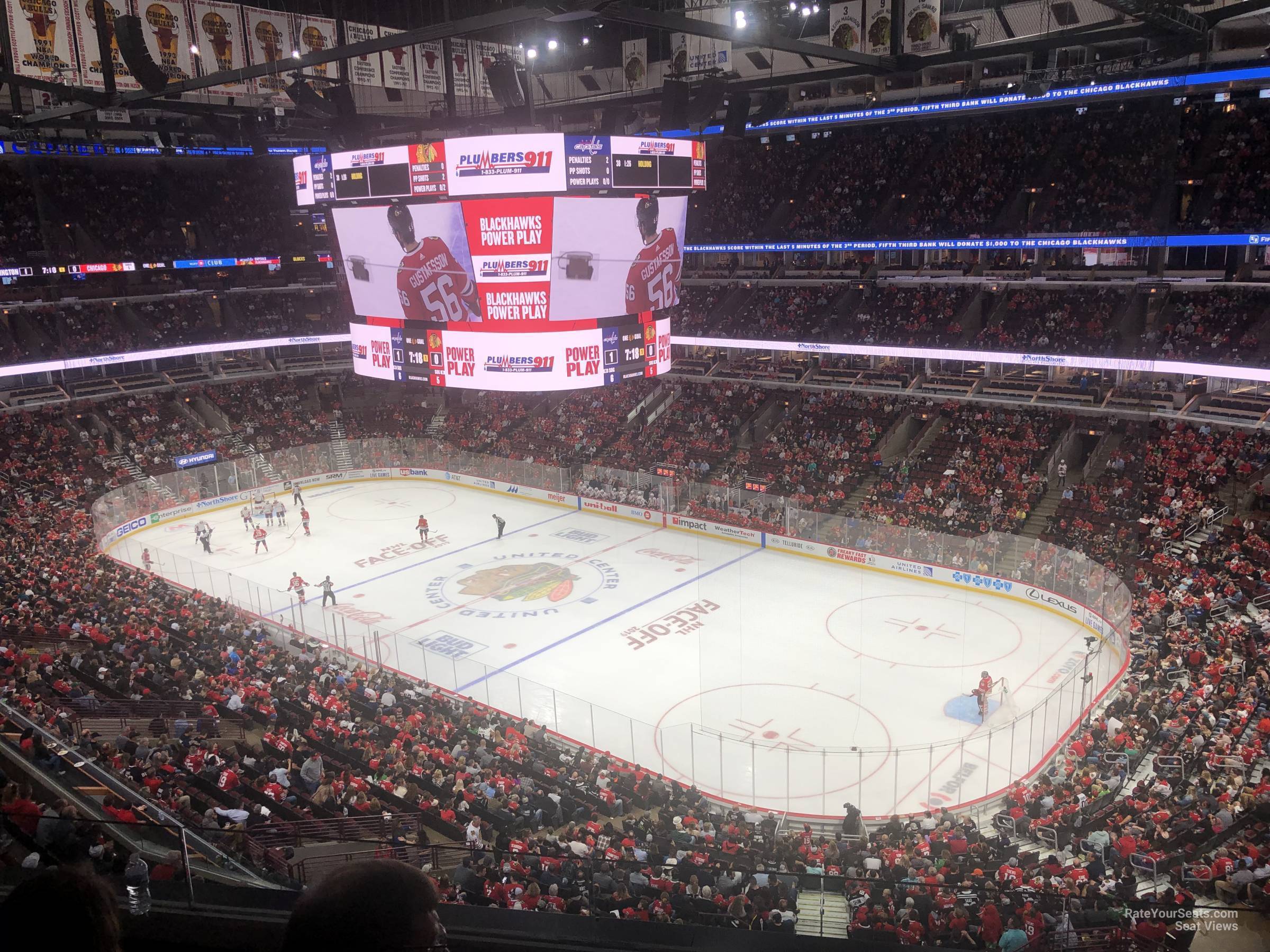 Section 313 at United Center - Chicago Blackhawks - RateYourSeats.com