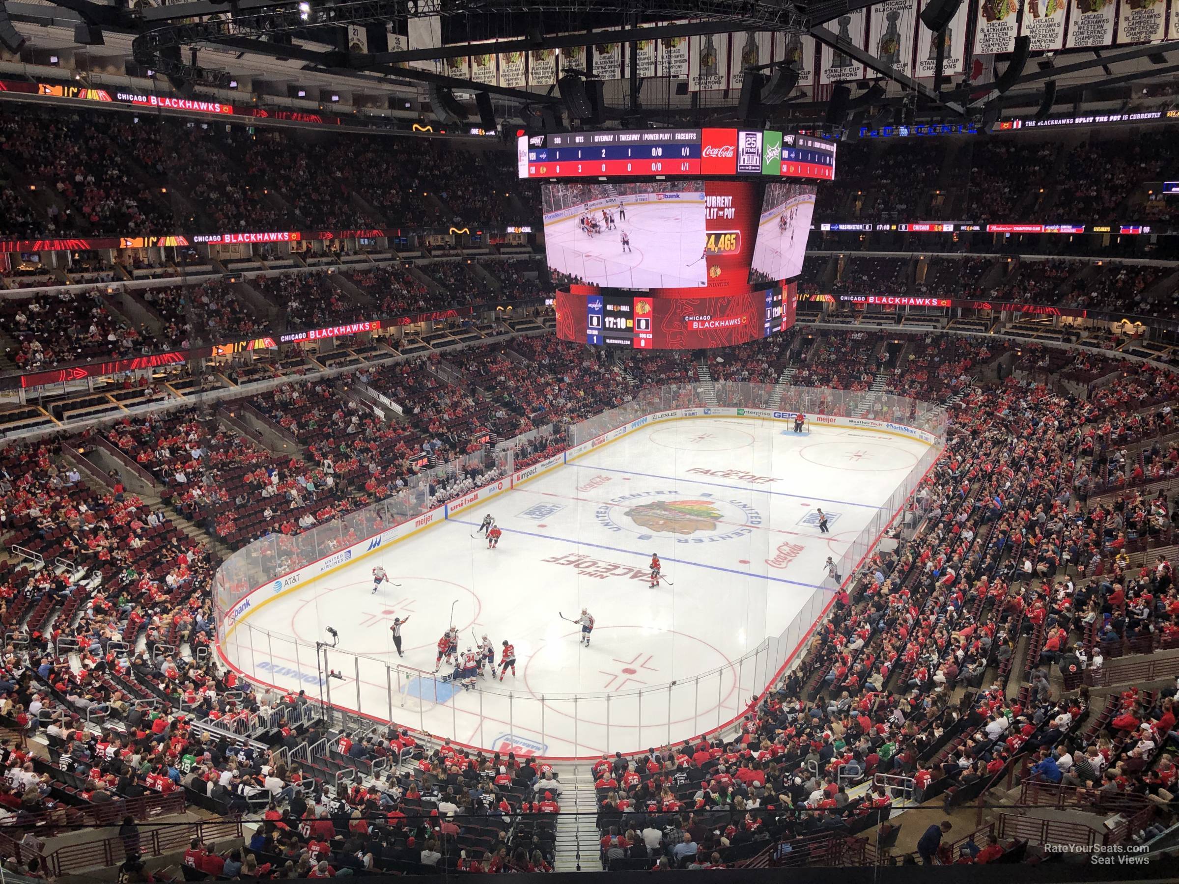 Section 323 at United Center Chicago Blackhawks