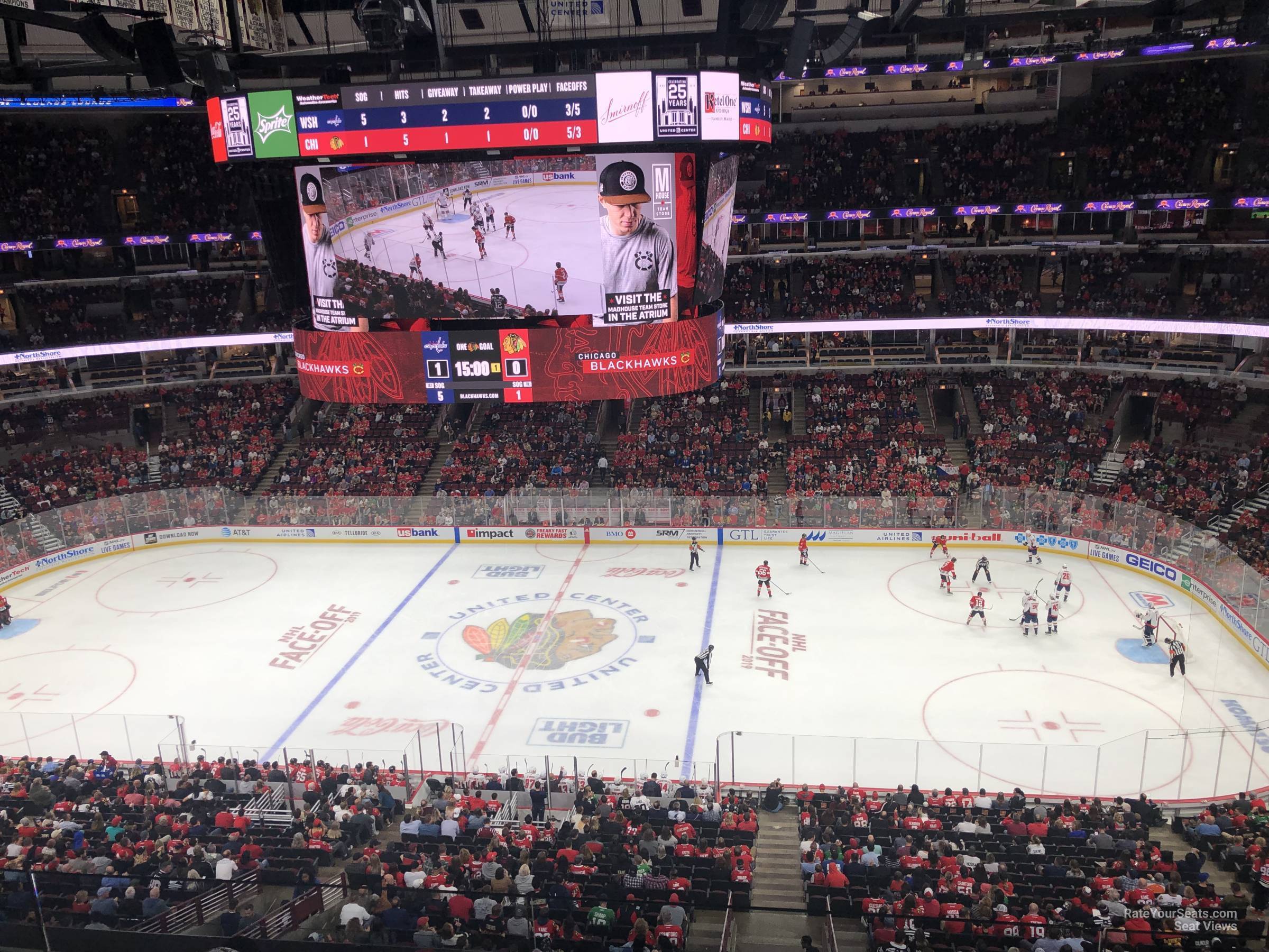 Section 333 at United Center - Chicago Blackhawks - RateYourSeats.com