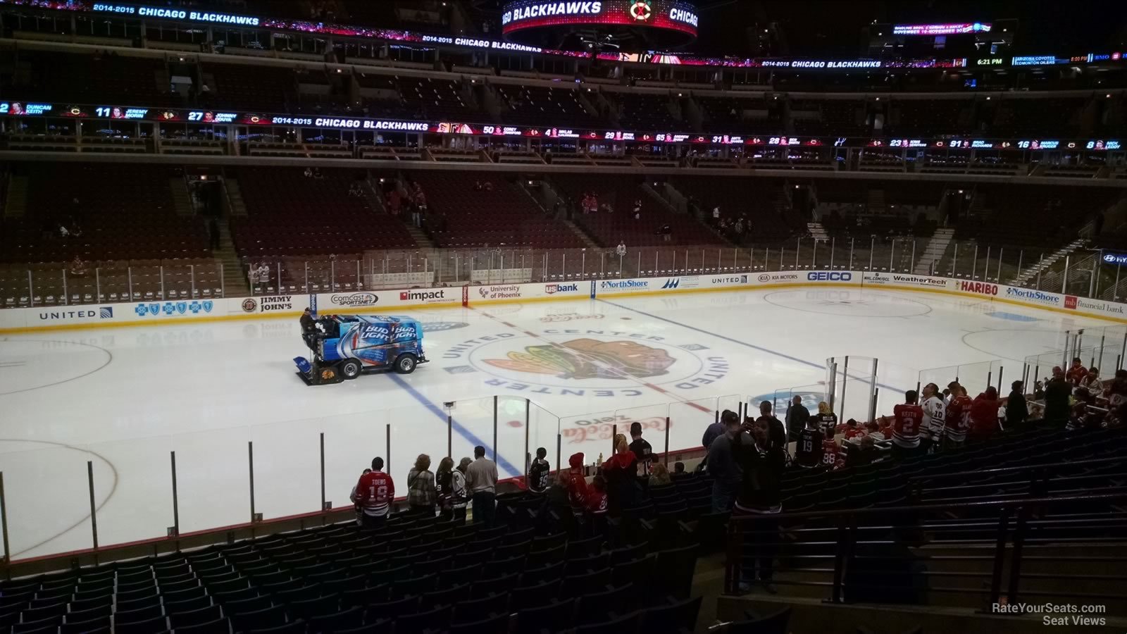 United Center Section 102 - Chicago Blackhawks - RateYourSeats.com