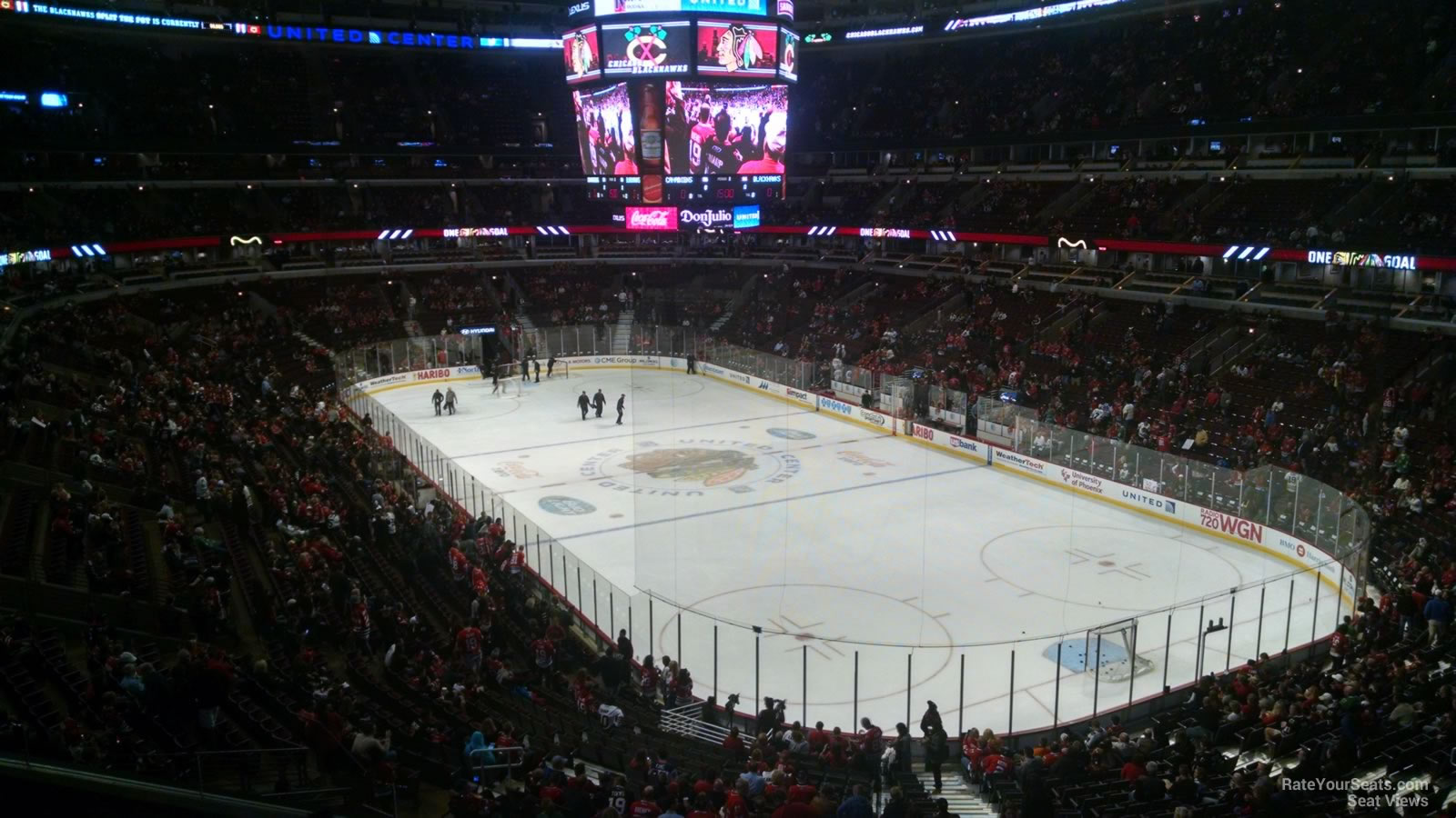 section 212, row 7 seat view  for hockey - united center