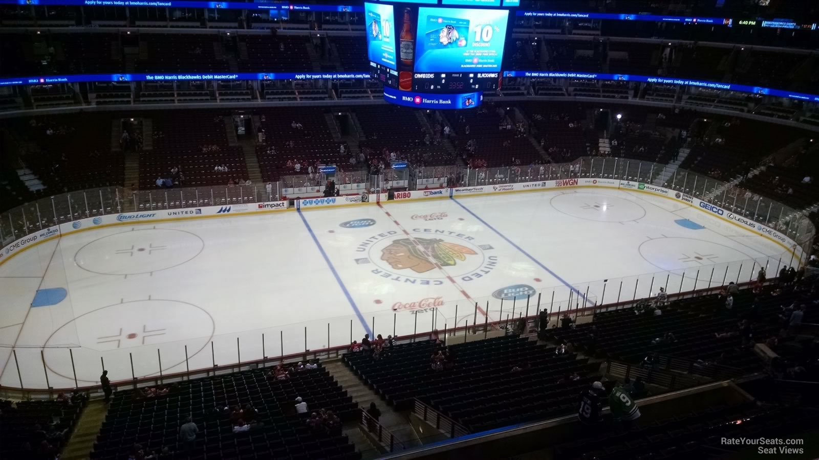 United Center Section 319 - Chicago Blackhawks - RateYourSeats.com