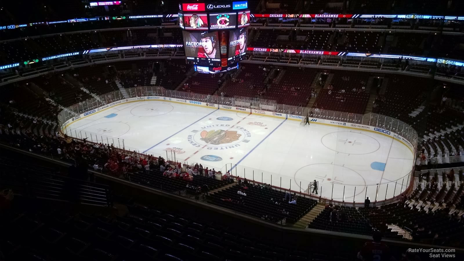 United Center Section 332 - Chicago Blackhawks - RateYourSeats.com