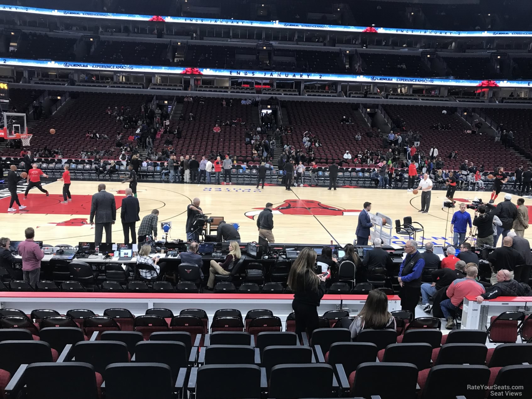 United Center Section 101 - Chicago Bulls - RateYourSeats.com