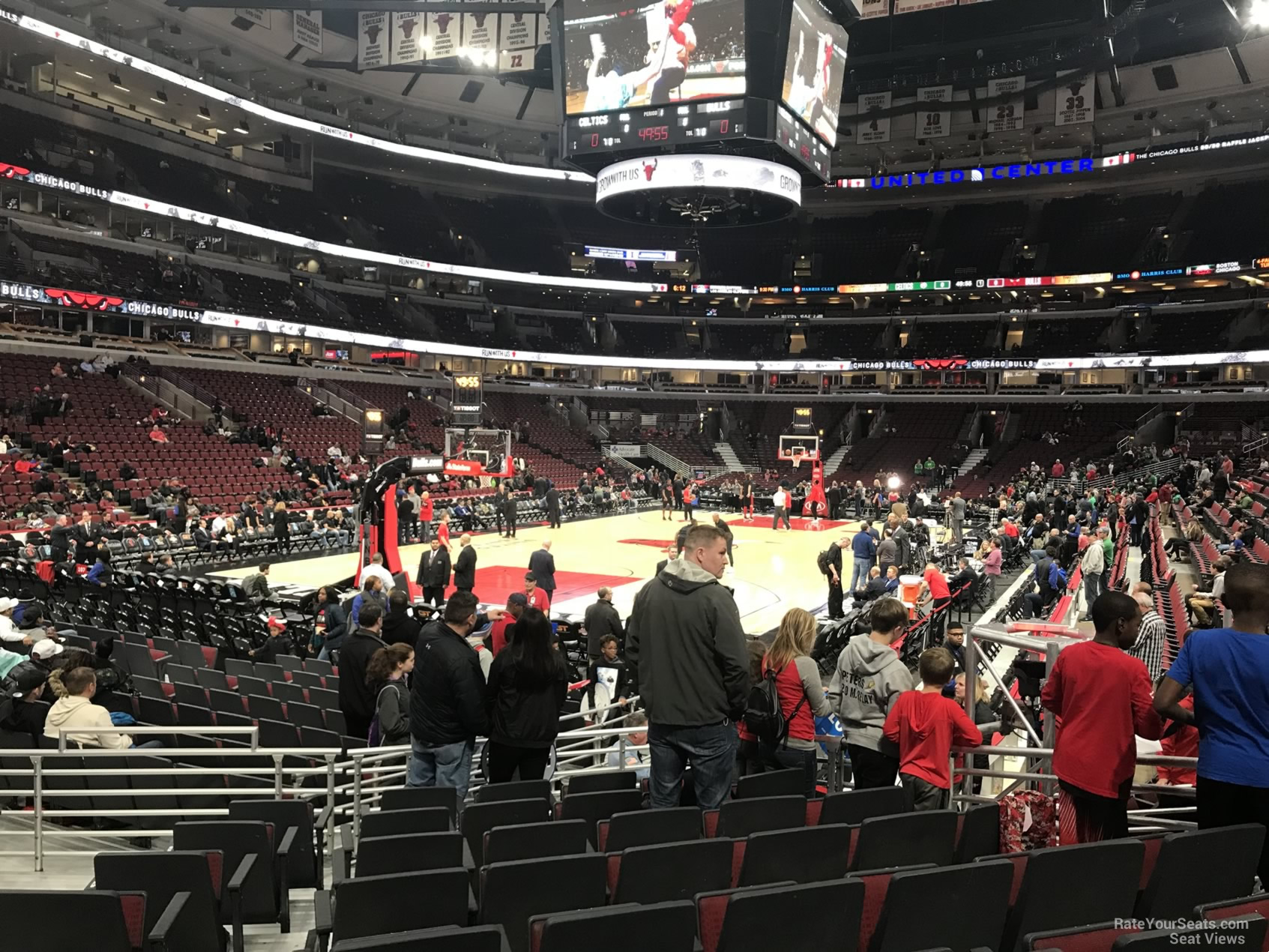 Section 104 at United Center Chicago Bulls RateYourSeats com