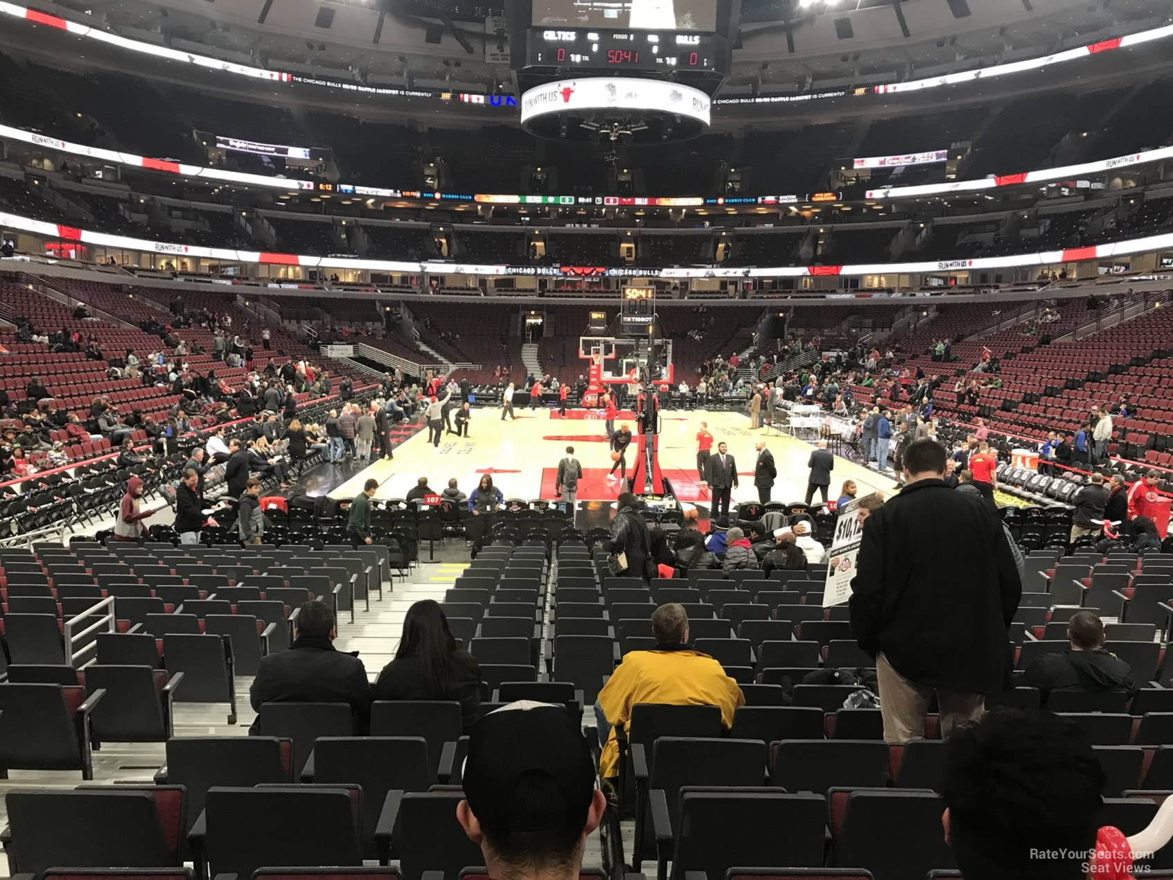 Section 106 at United Center - Chicago Bulls - RateYourSeats.com