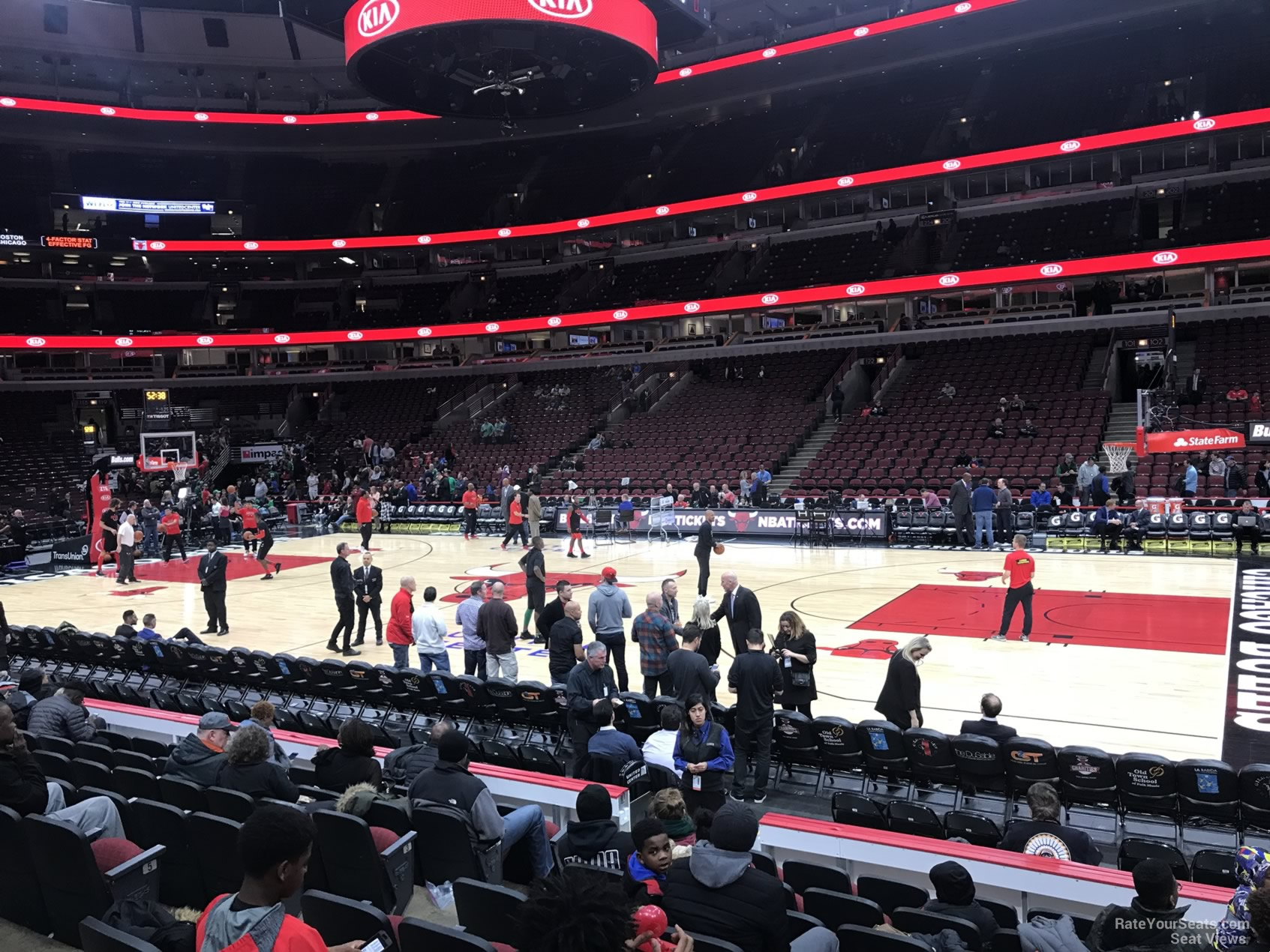 Section 110 at United Center - Chicago Bulls - RateYourSeats.com