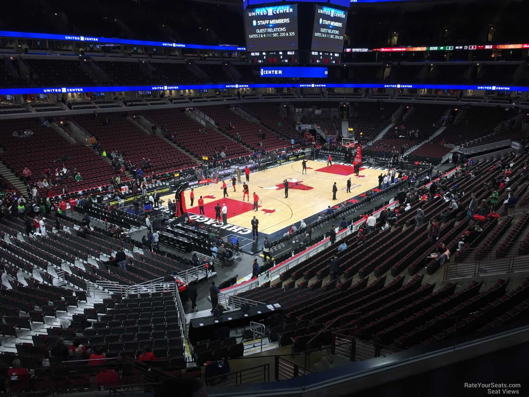 United Center Section 222 - Chicago Bulls - RateYourSeats.com