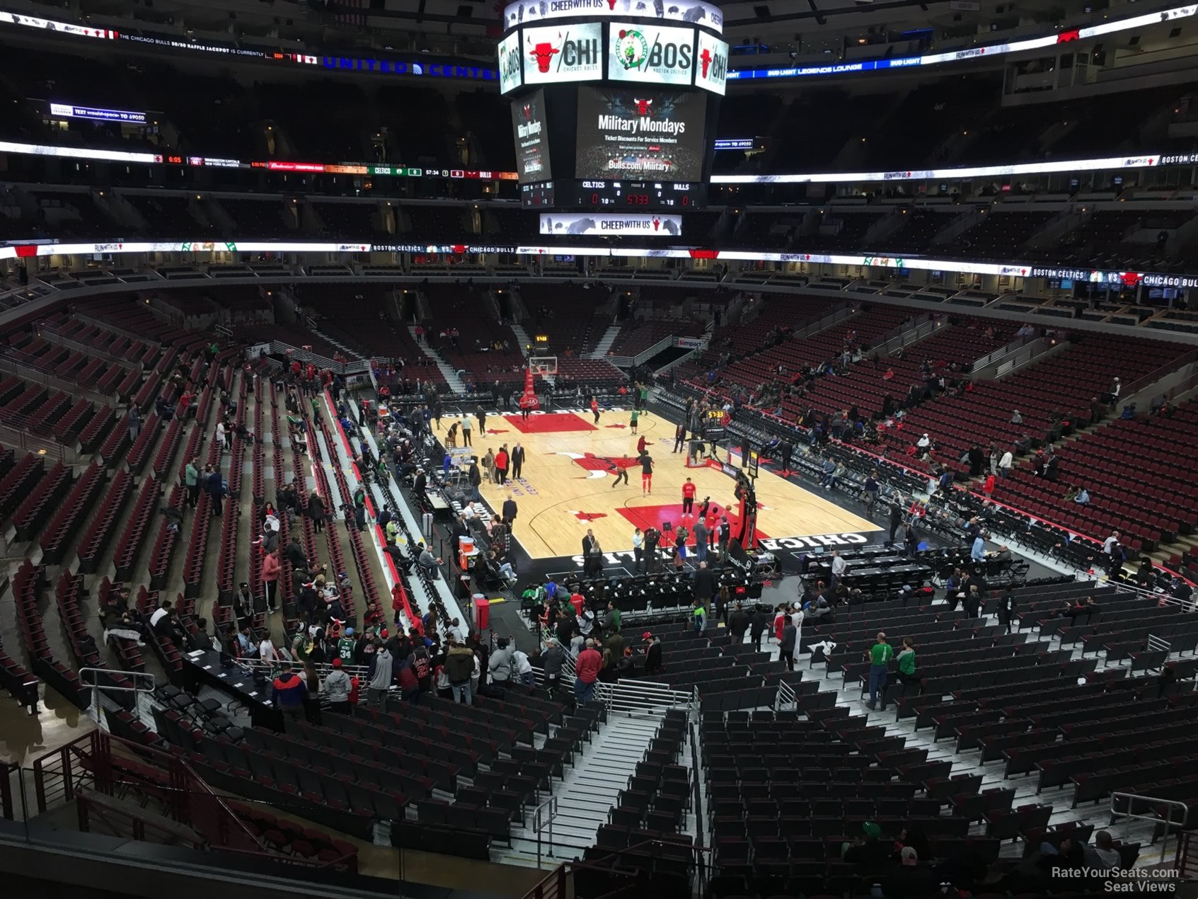 Section 228 at United Center - Chicago Bulls - RateYourSeats.com