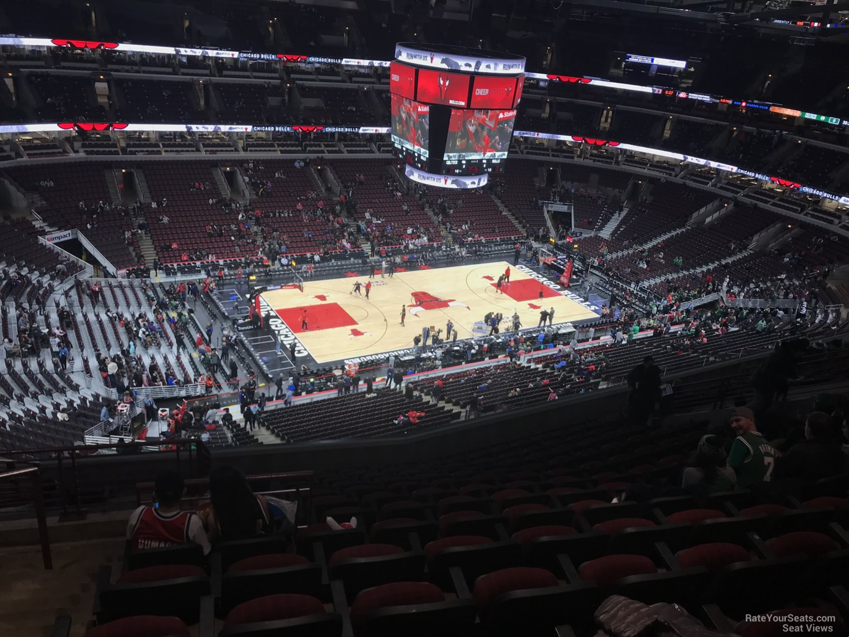 United Center Section 304 - Chicago Bulls - RateYourSeats.com