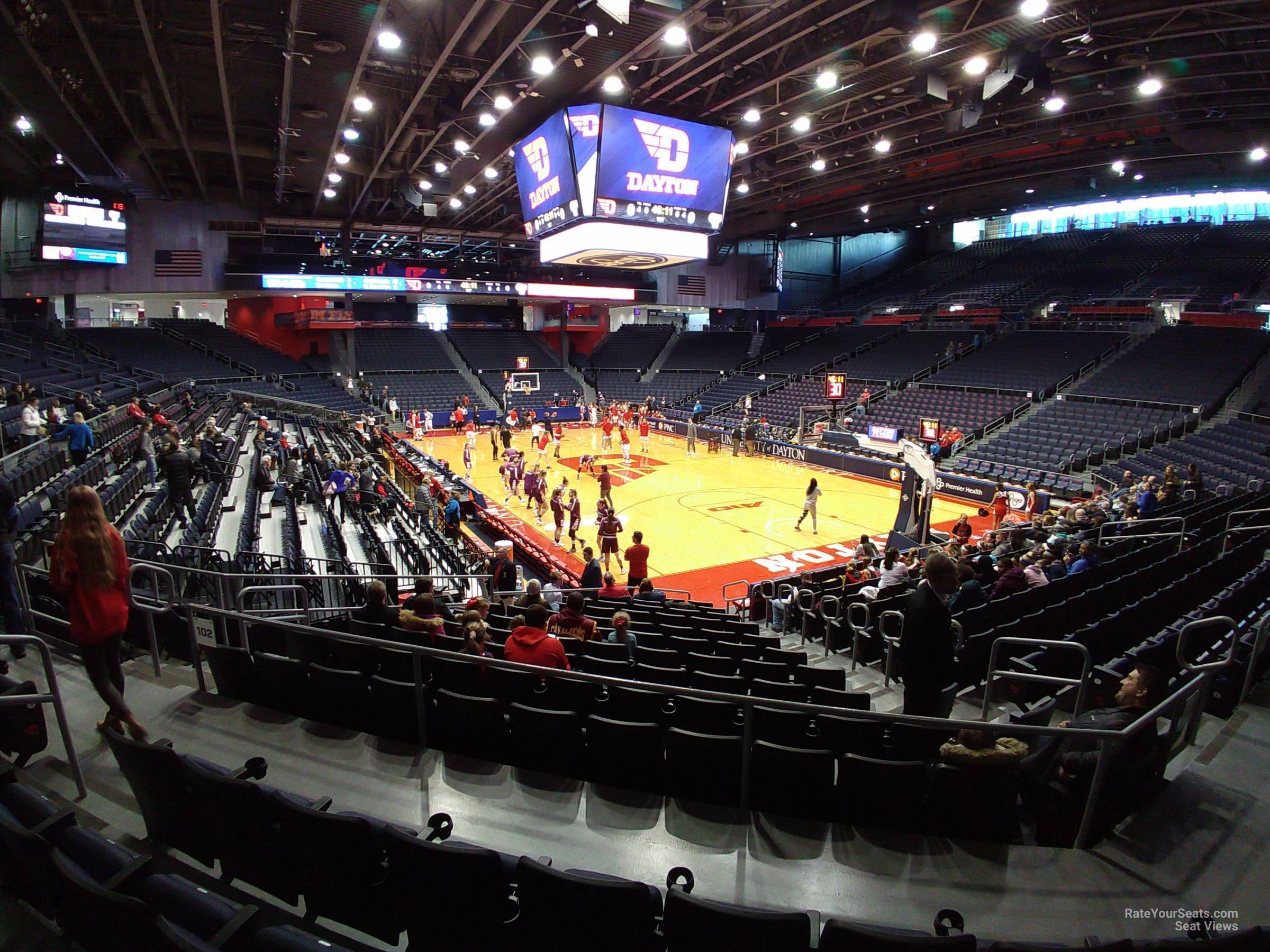 Section 109 at University of Dayton Arena 