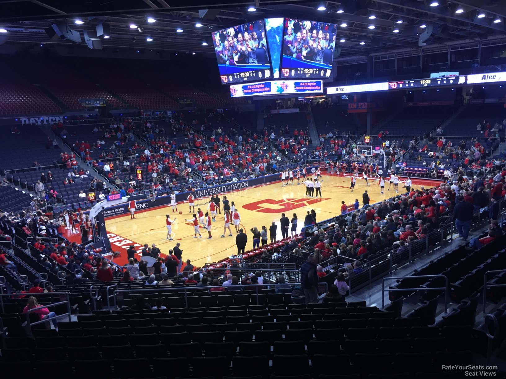 University of Dayton Arena Section 210 - RateYourSeats.com