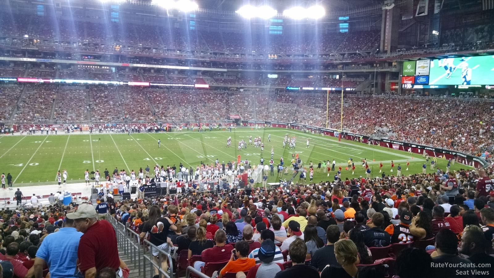 USA: State Farm Stadium with a new display –