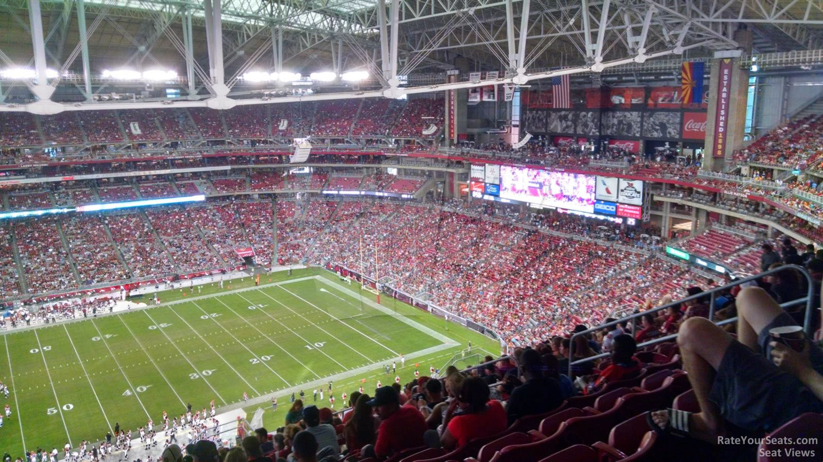 State Farm Stadium, section 453, row 6, home of Arizona Cardinals