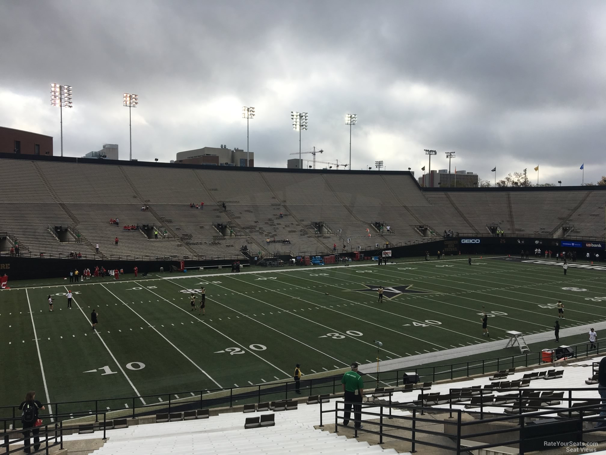 Vanderbilt Stadium Section B - RateYourSeats.com