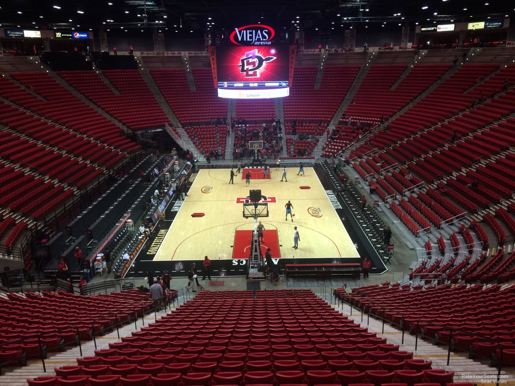Section A at Viejas Arena 