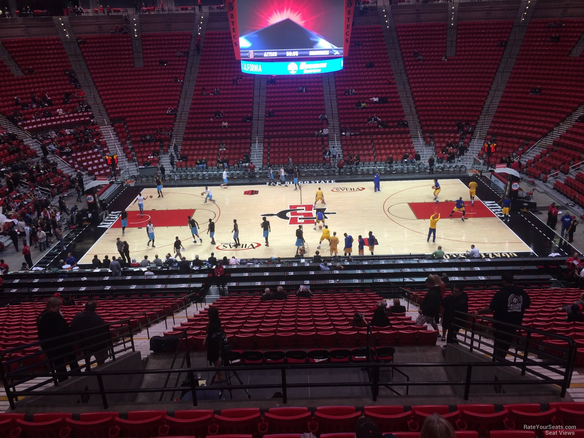 Section R at Viejas Arena 