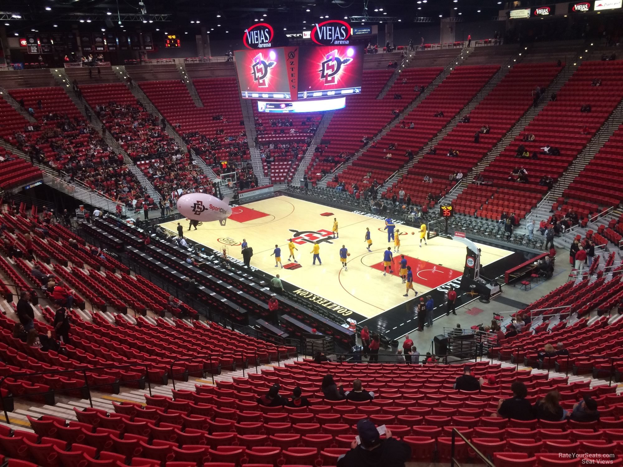 Section U at Viejas Arena 