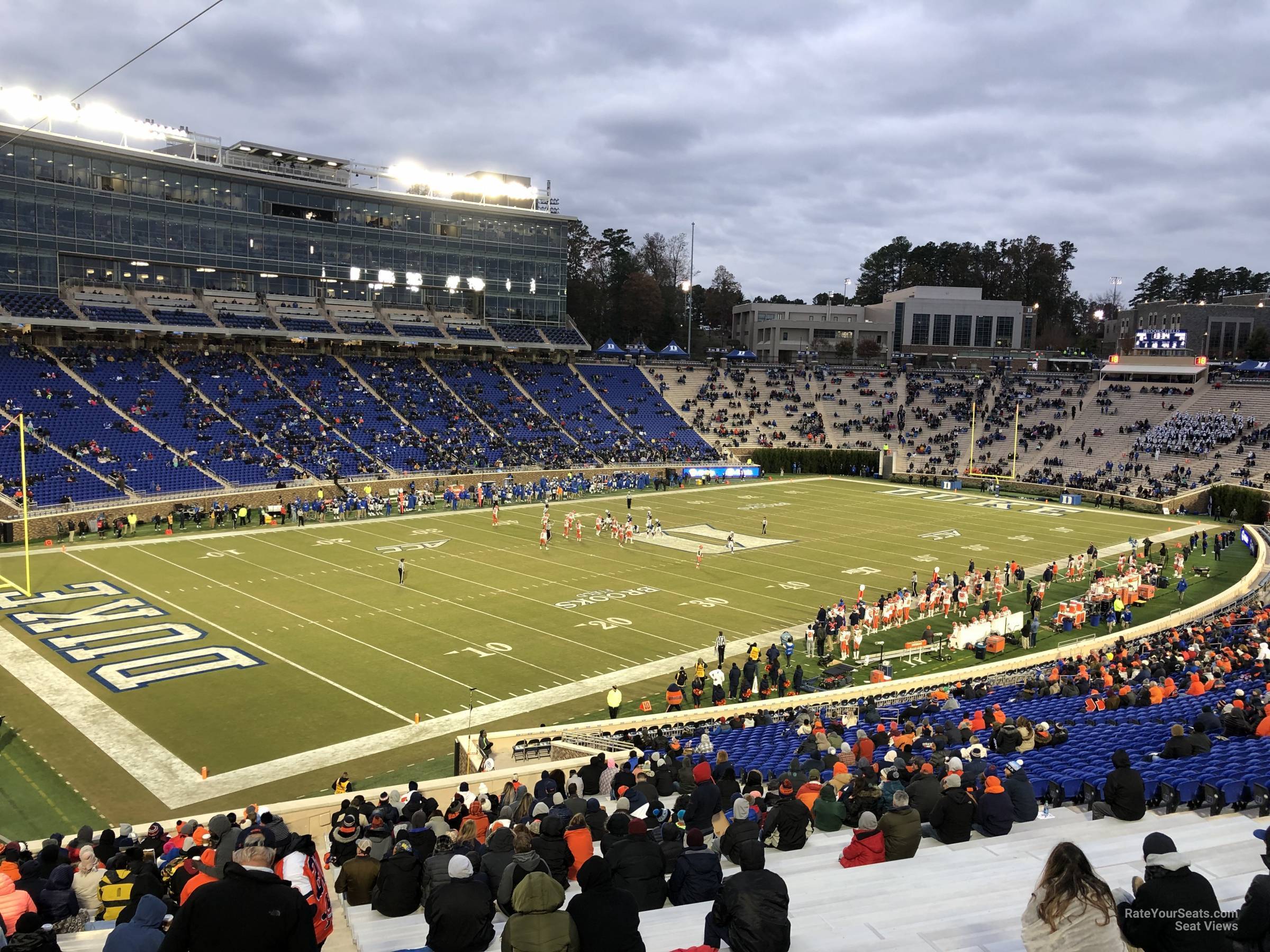 section 1, row pp seat view  - wallace wade stadium