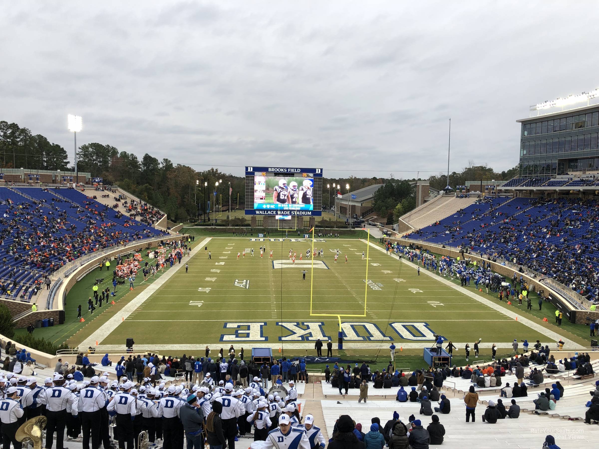 section 16, row pp seat view  - wallace wade stadium