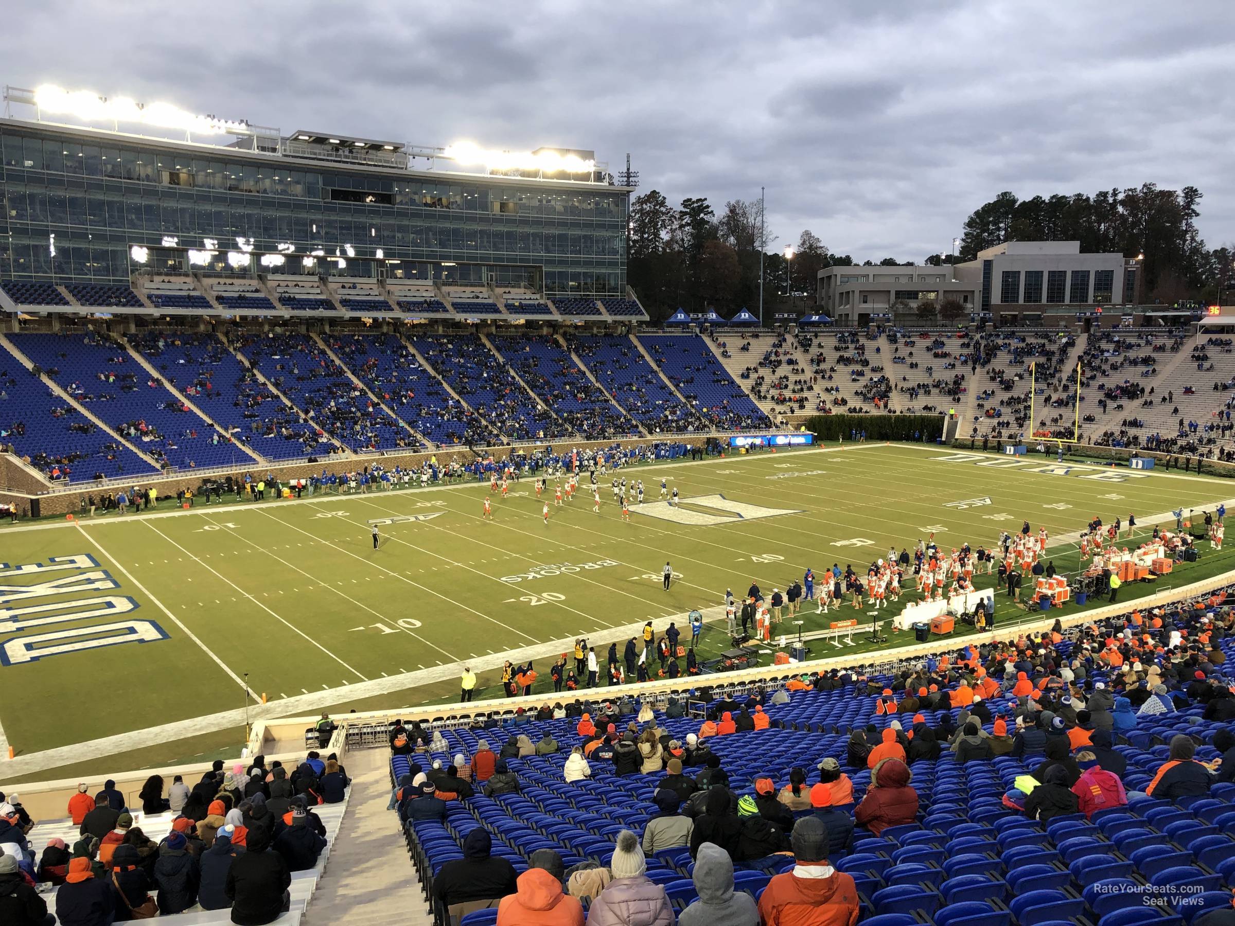 section 2, row pp seat view  - wallace wade stadium