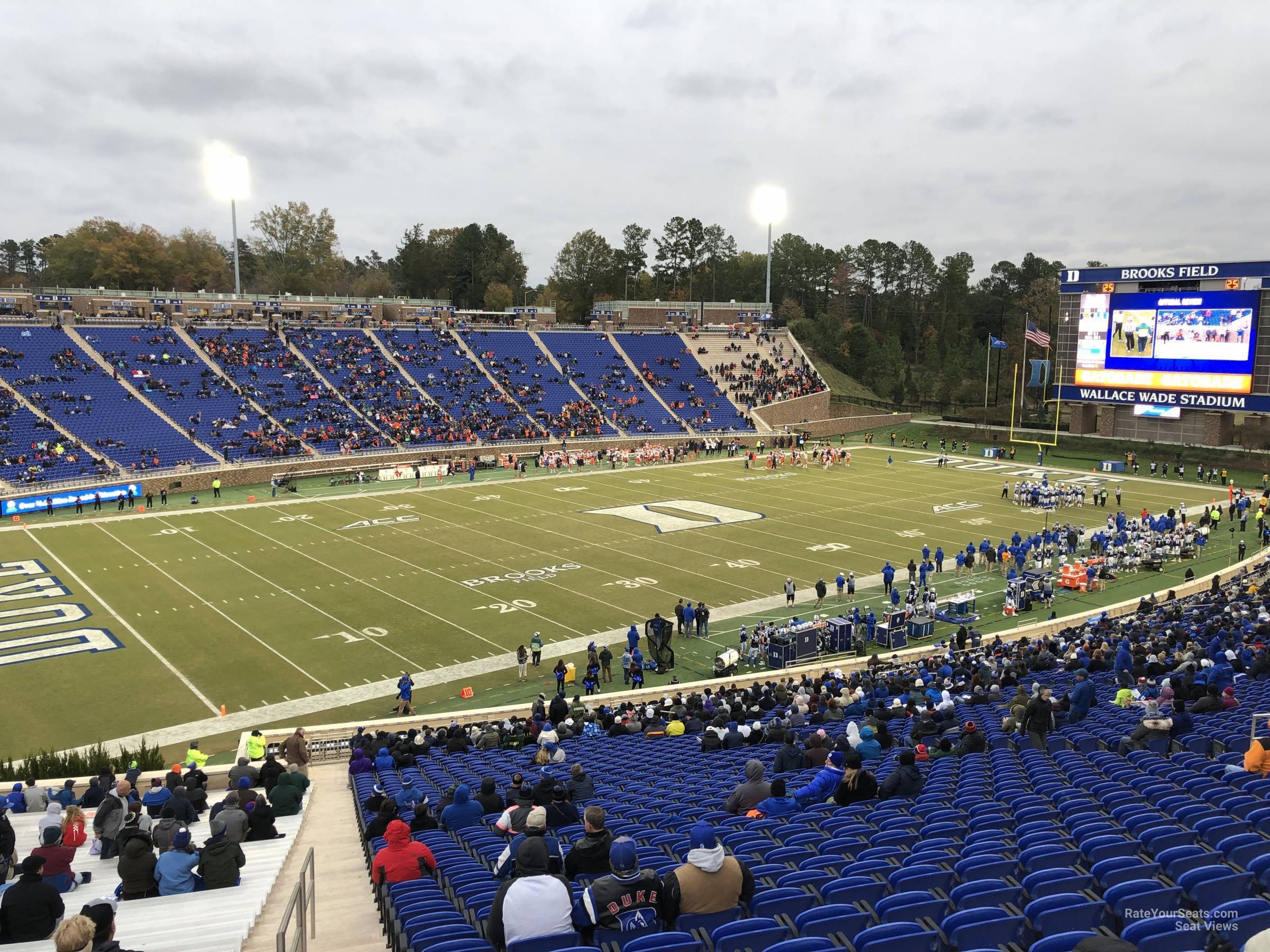section 22, row pp seat view  - wallace wade stadium