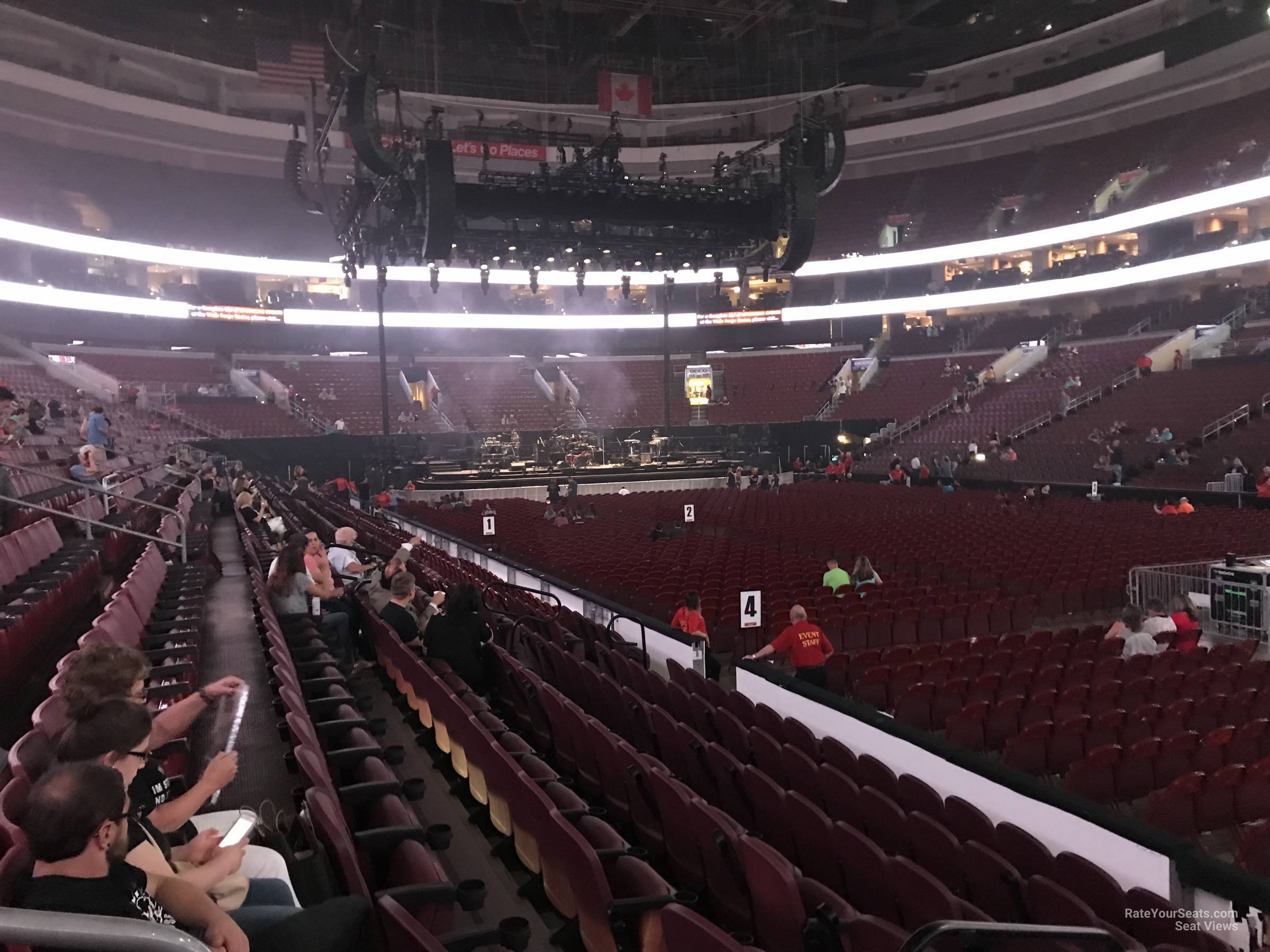 Wells Fargo Center Section 104 Concert Seating - RateYourSeats.com