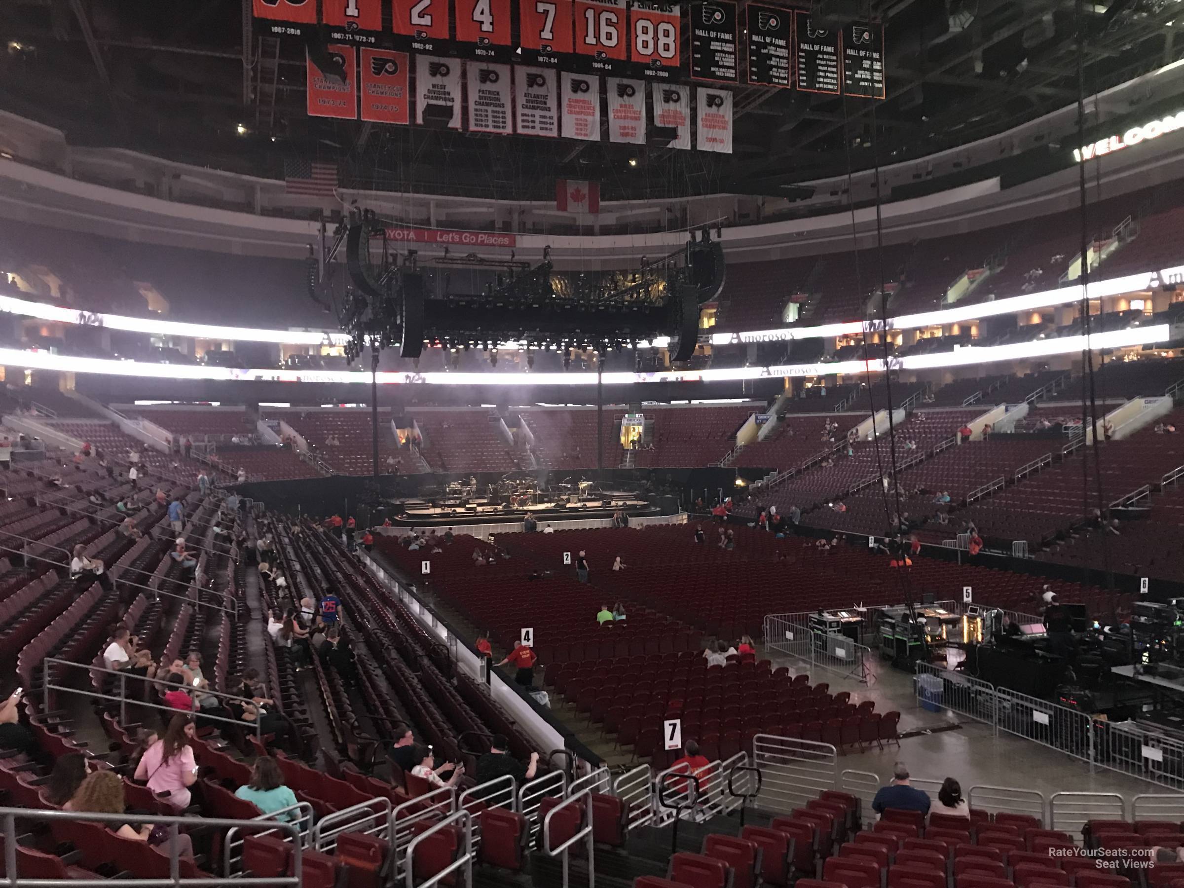 Wells Fargo Center Section 105 Concert Seating - RateYourSeats.com