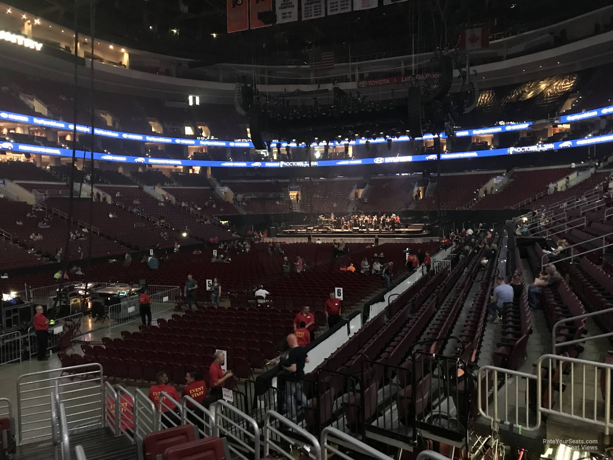 Wells Fargo Center Section 109 Concert Seating - RateYourSeats.com