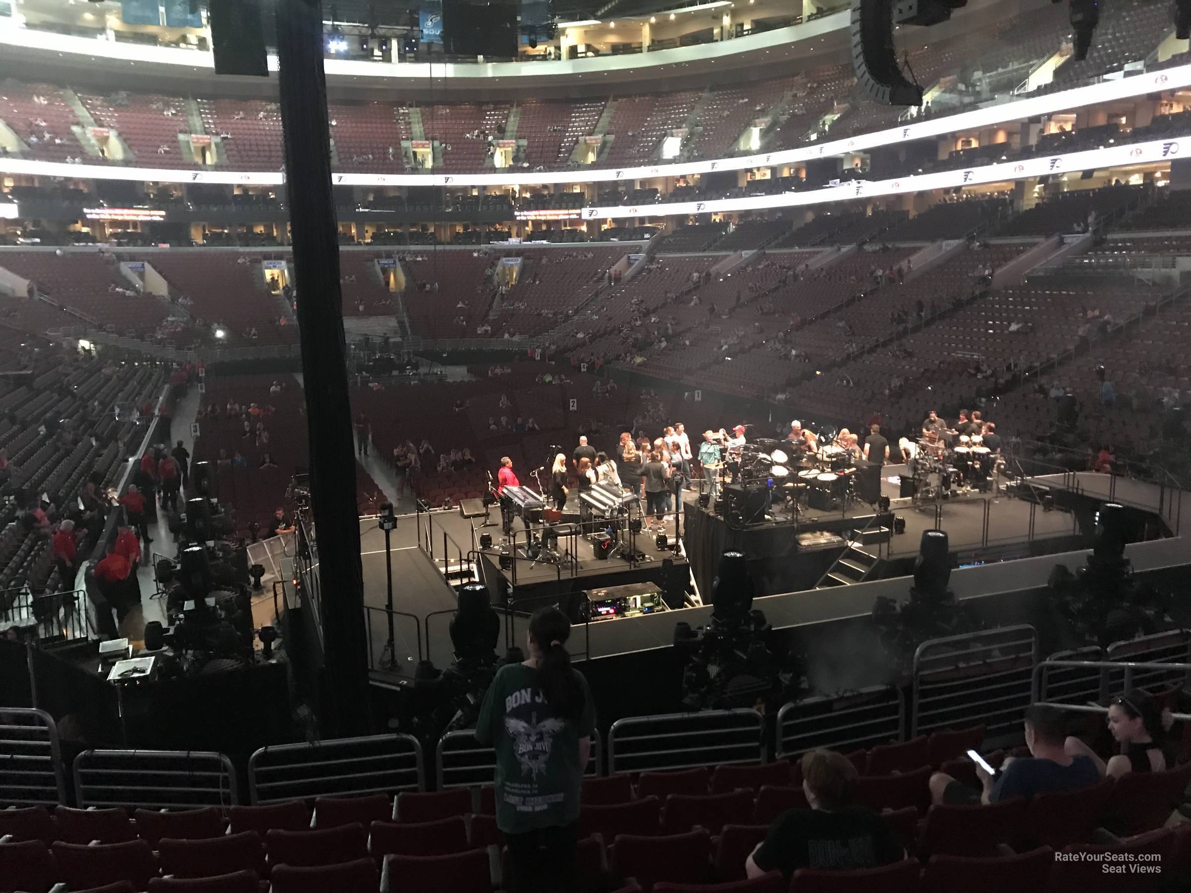 section 118, row 17 seat view  for concert - wells fargo center