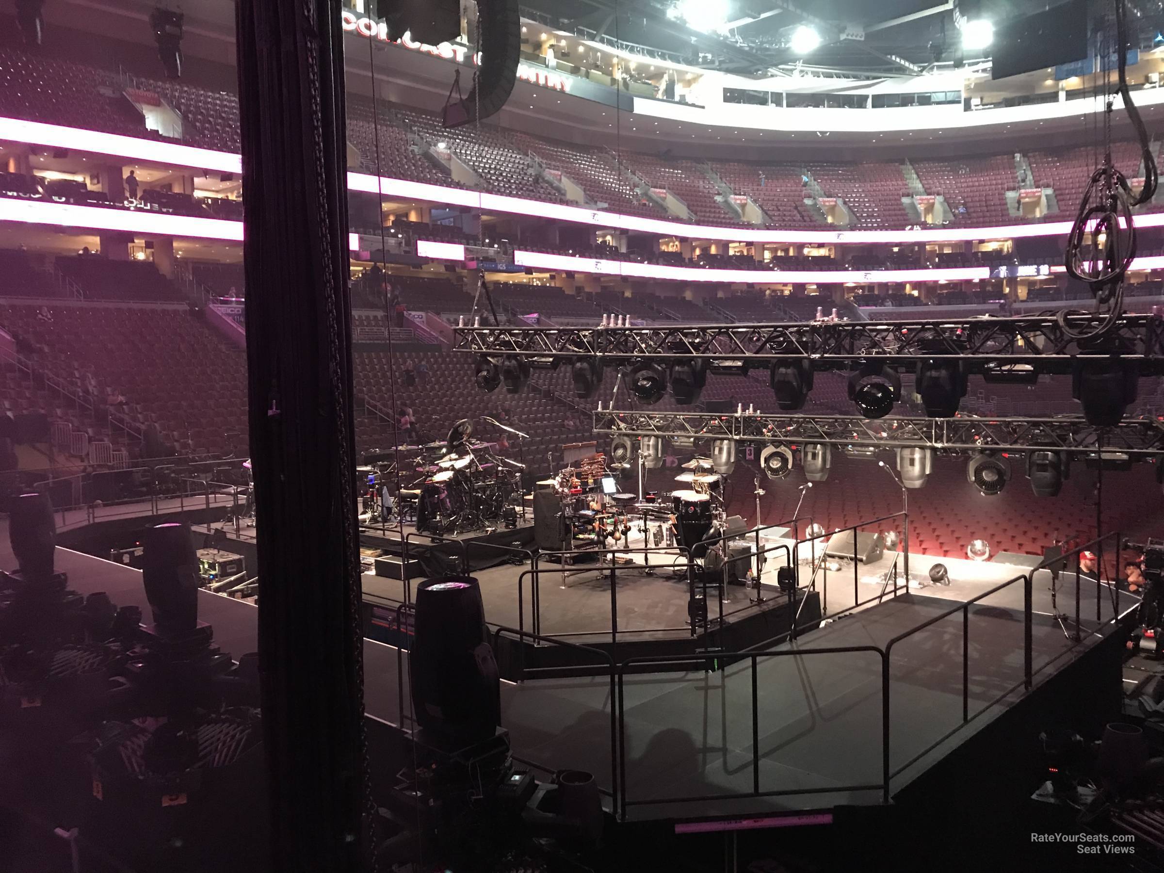 section 120, row 8 seat view  for concert - wells fargo center