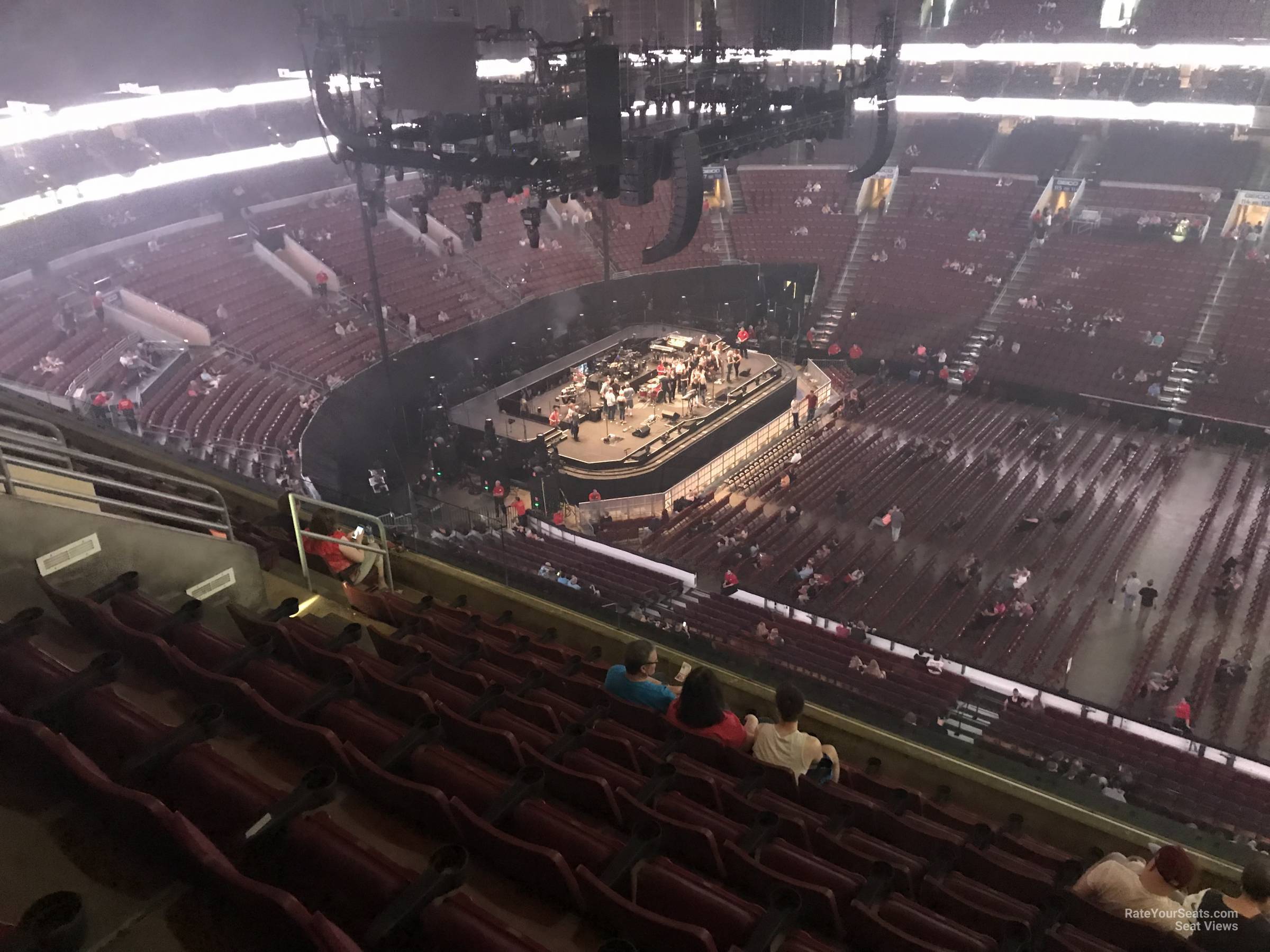 section 201, row 7 seat view  for concert - wells fargo center